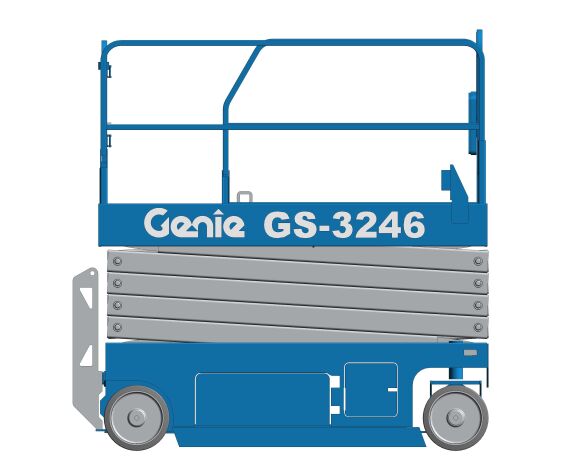 Product: GS-3246 E-Drive Electric Scissor Lifts