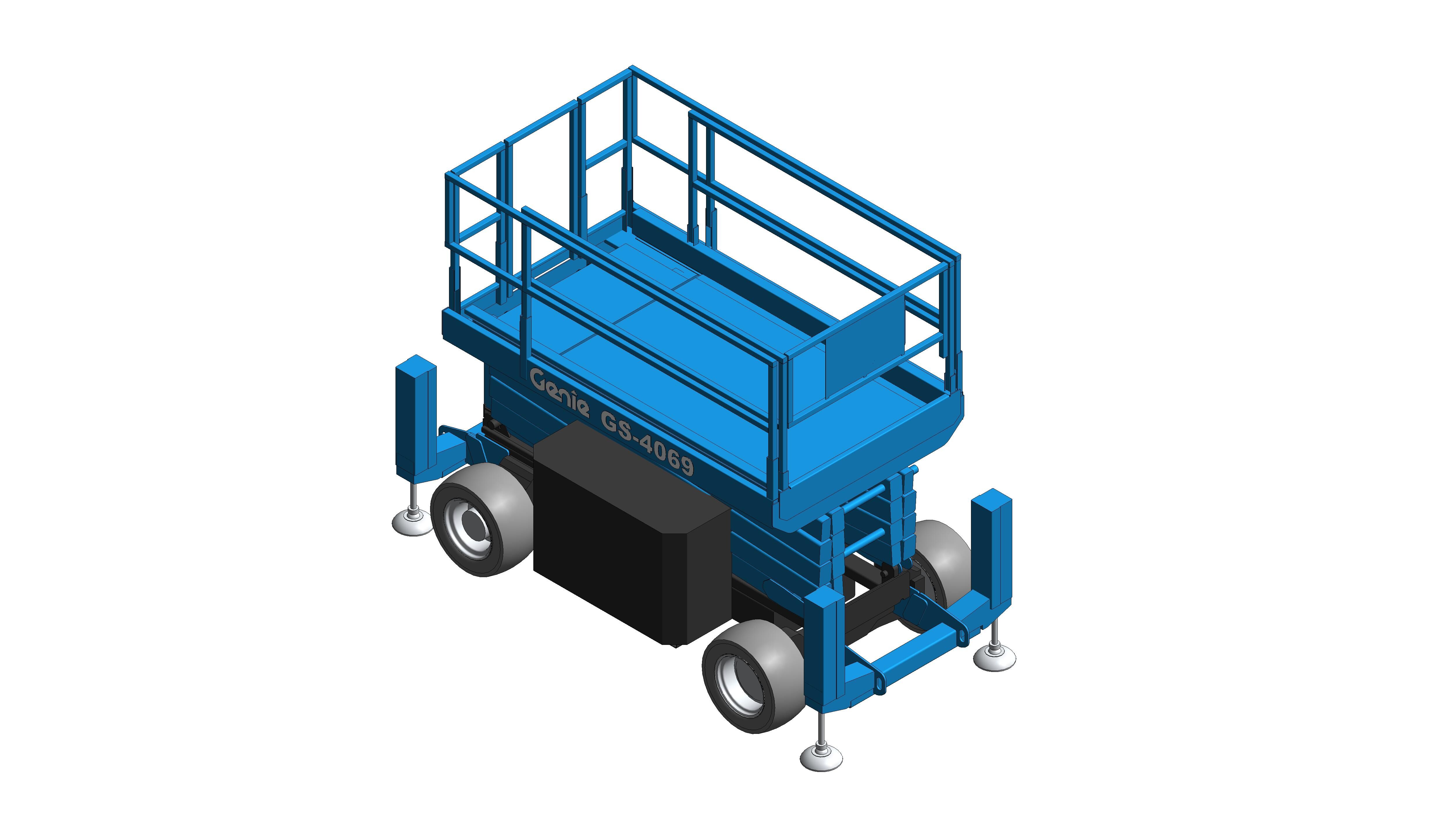 Product: GS-4069 RT Rough Terrain Scissor Lift