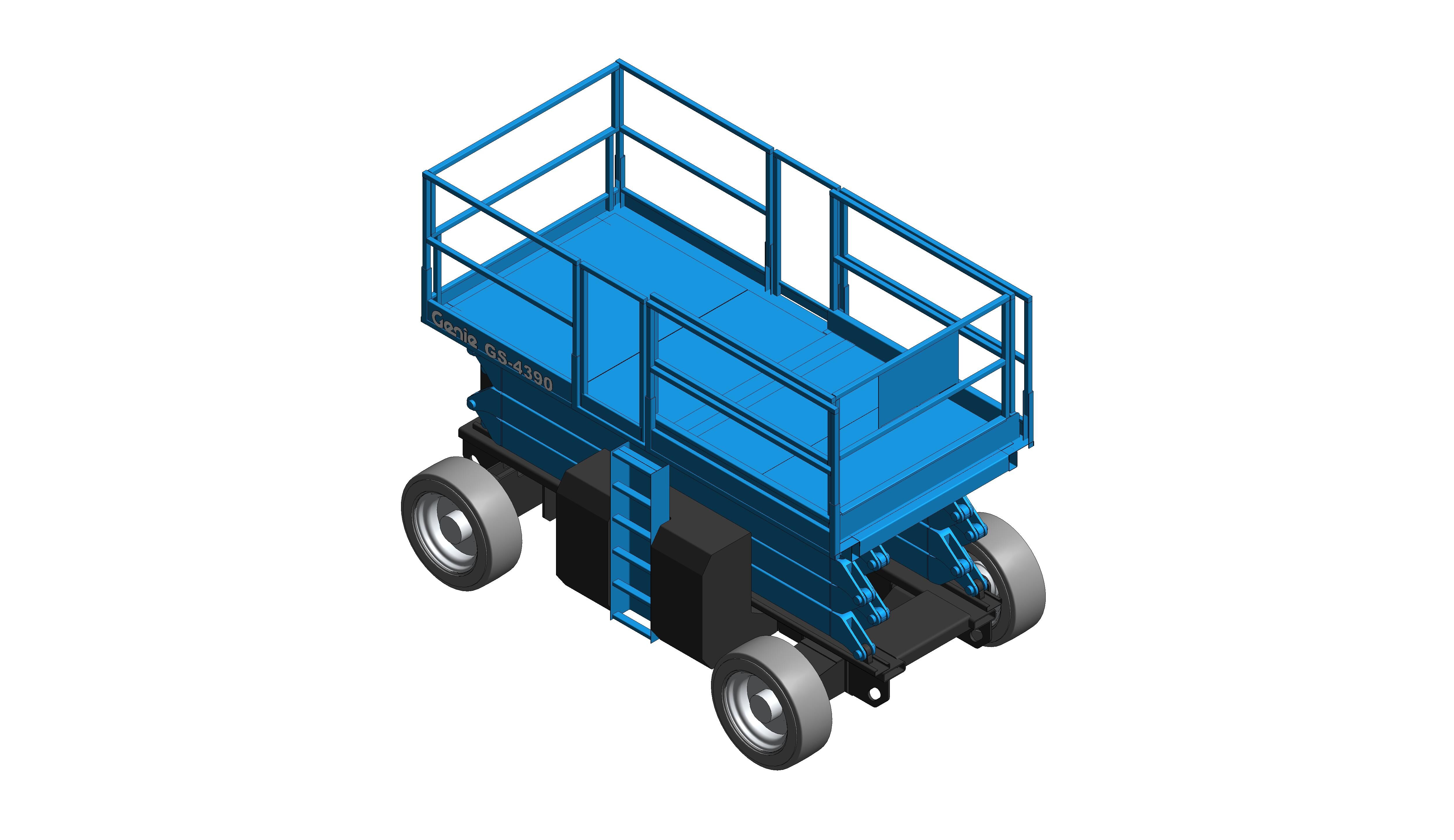 Product: GS-4390 Rough Terrain Scissor Lift