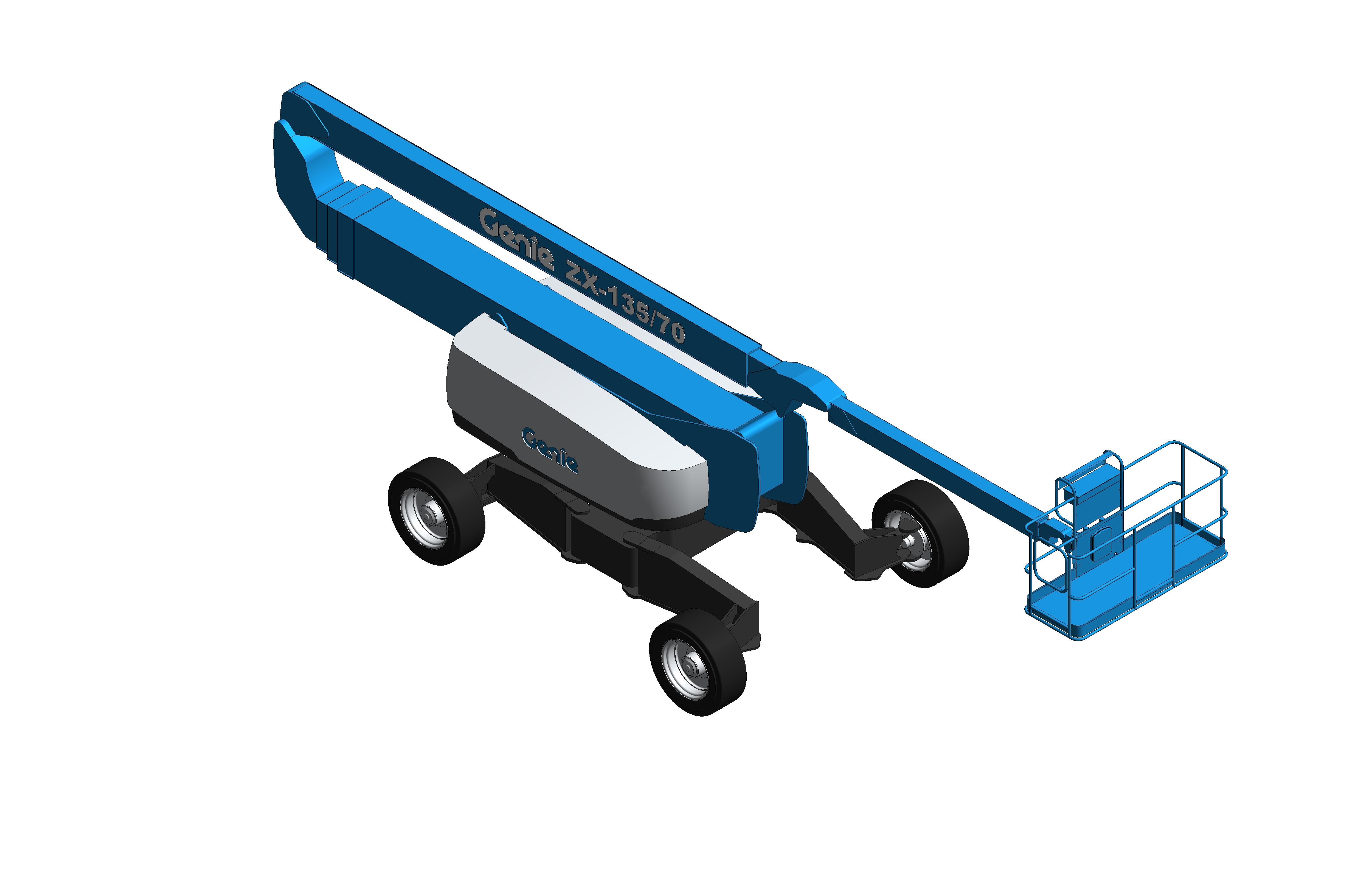 Product: ZX-135/70 Articulated Boom Lift