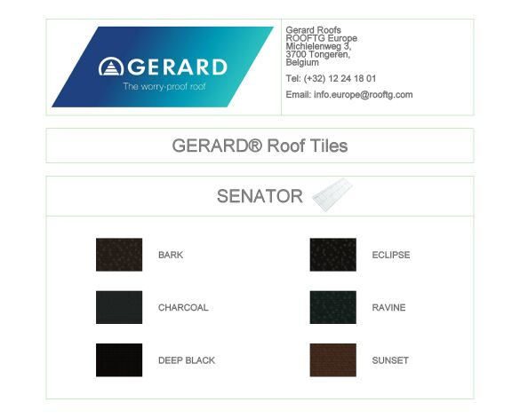 Image of GERARD roof tiles