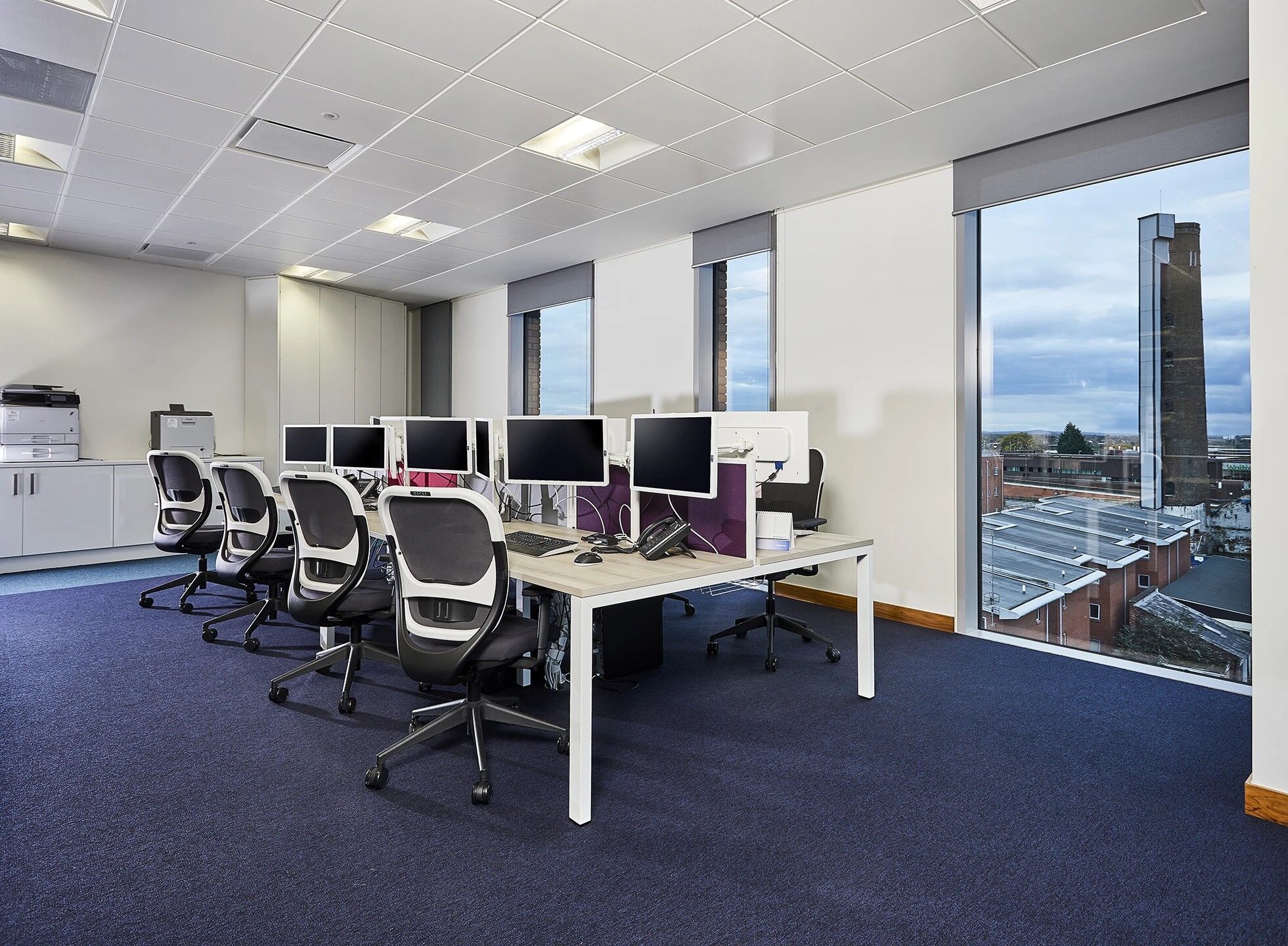Product: Mesa Plus - Single Sided Rectangular Desking