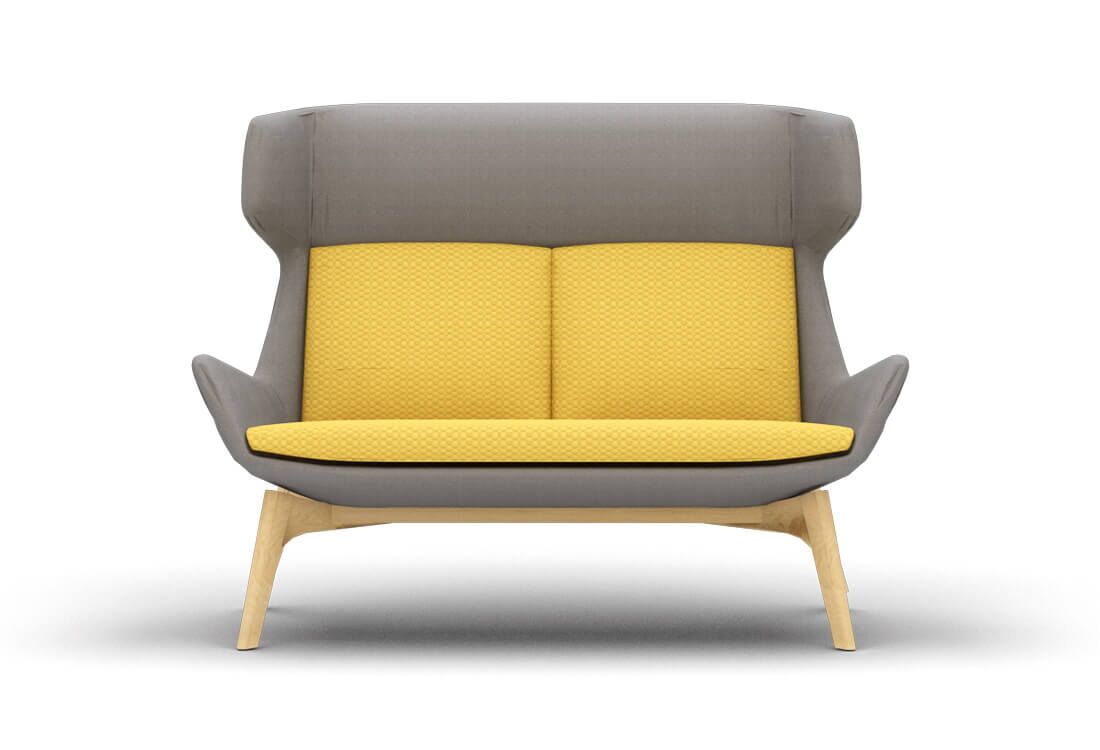 Product: Klyro - High Back - 2 Seater Chair