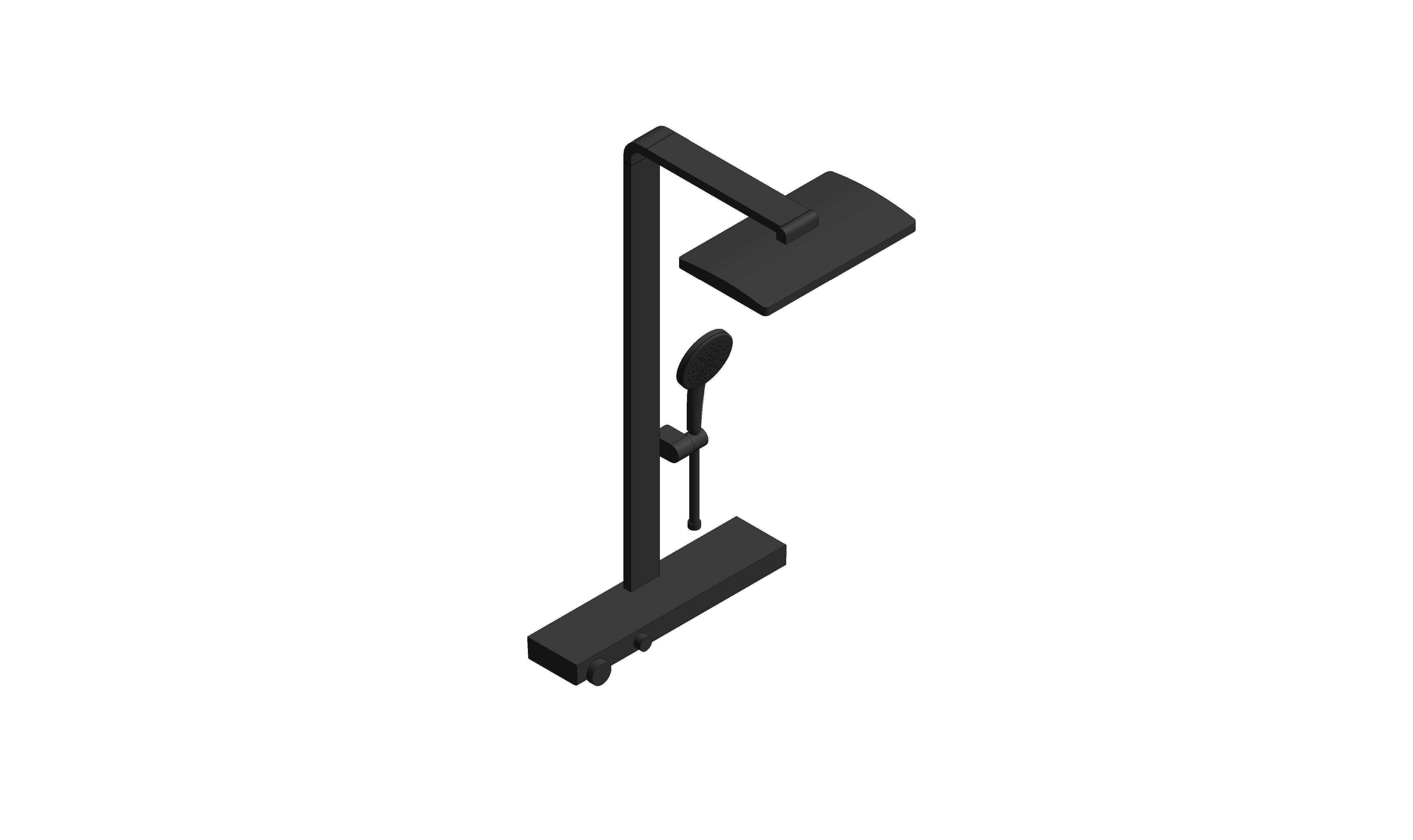 Product: RAINSHOWER AQUA PURE Shower system with thermostat for wall mounting (100962KF00)