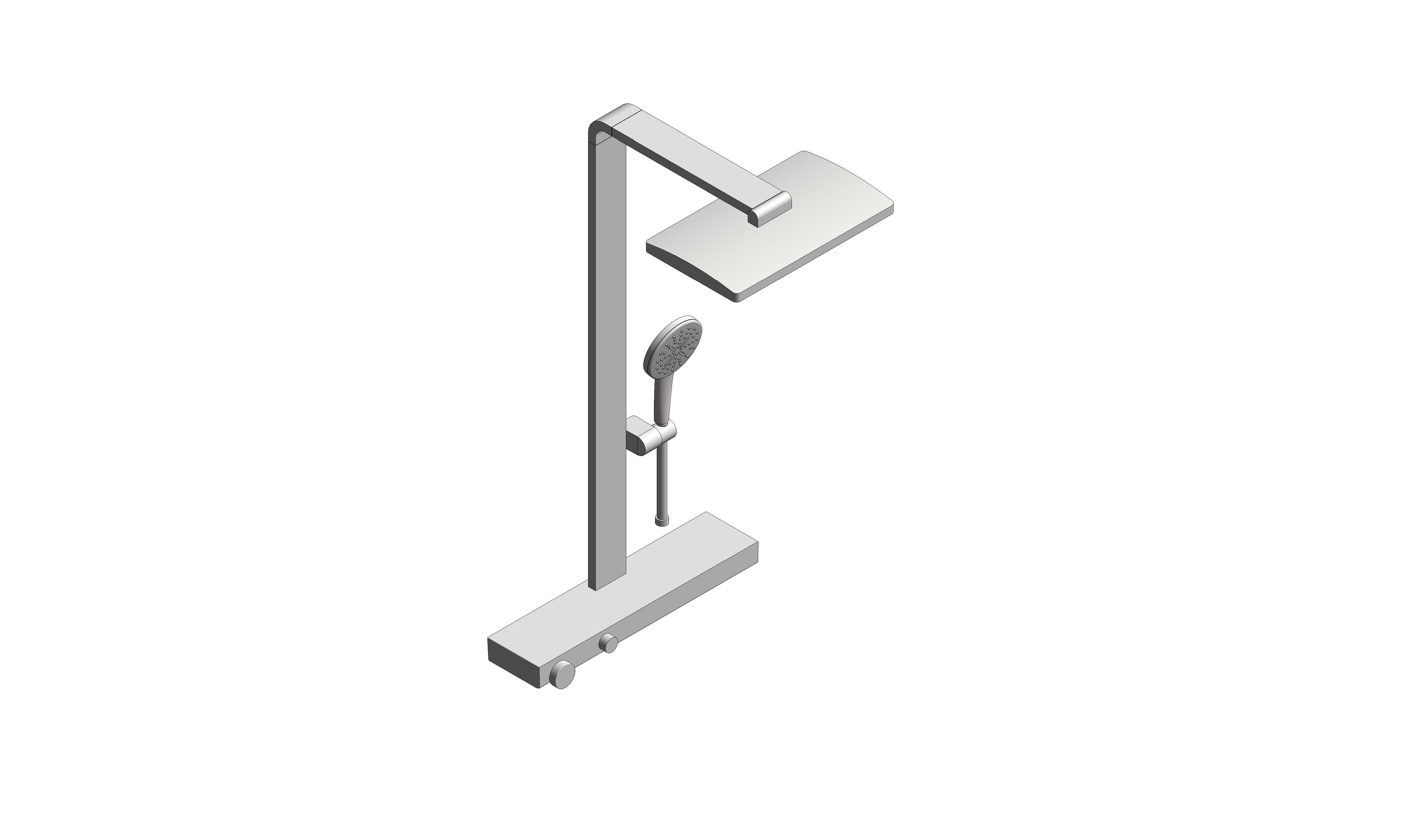 Product: RAINSHOWER AQUA PURE Shower system with thermostat for wall mounting (1009610000)