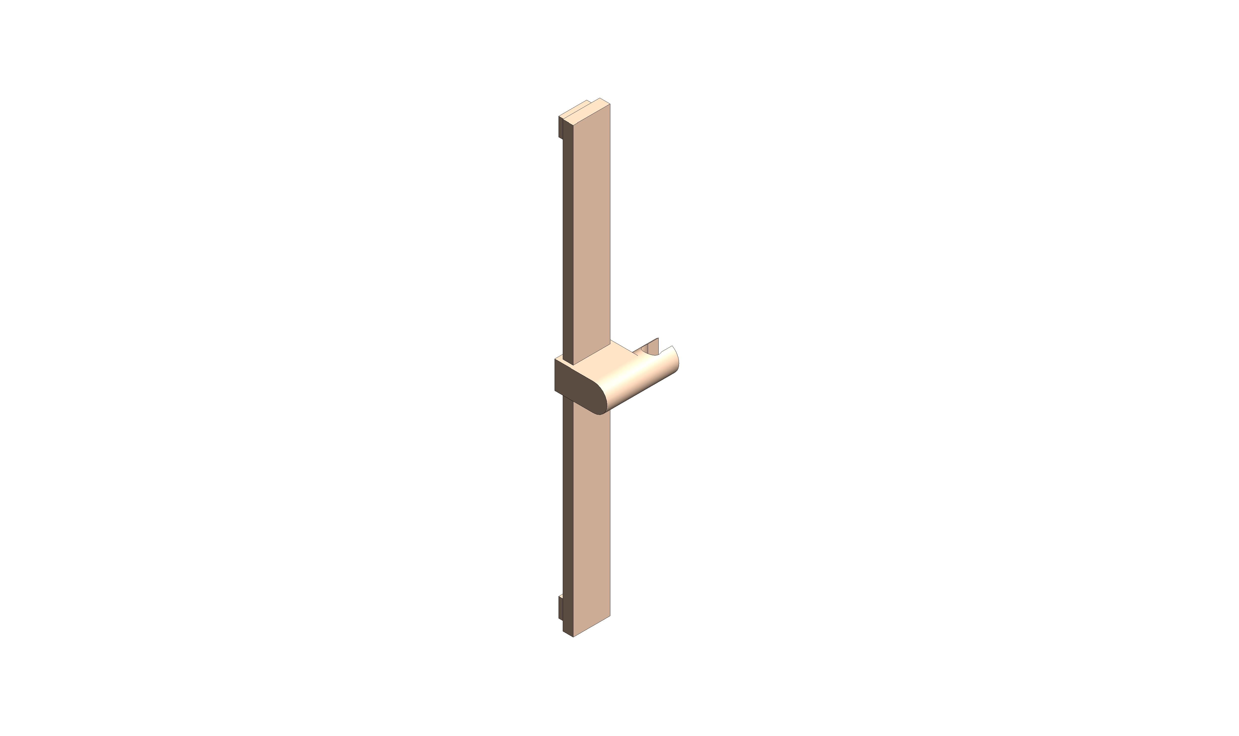 Product: RAINSHOWER AQUA Shower rail, 600 mm (101673DL00)