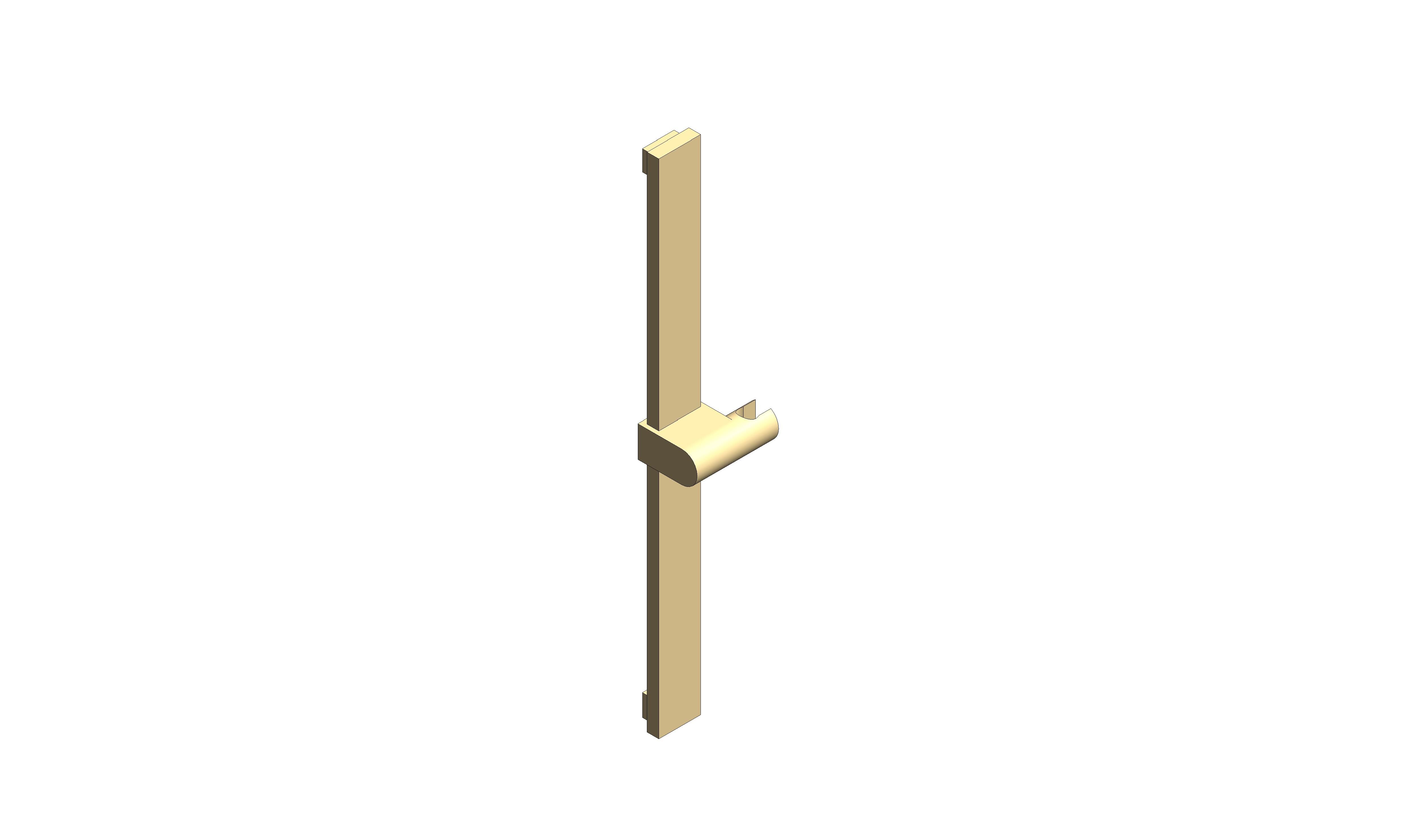 Product: RAINSHOWER AQUA Shower rail, 600 mm (101673GL00)