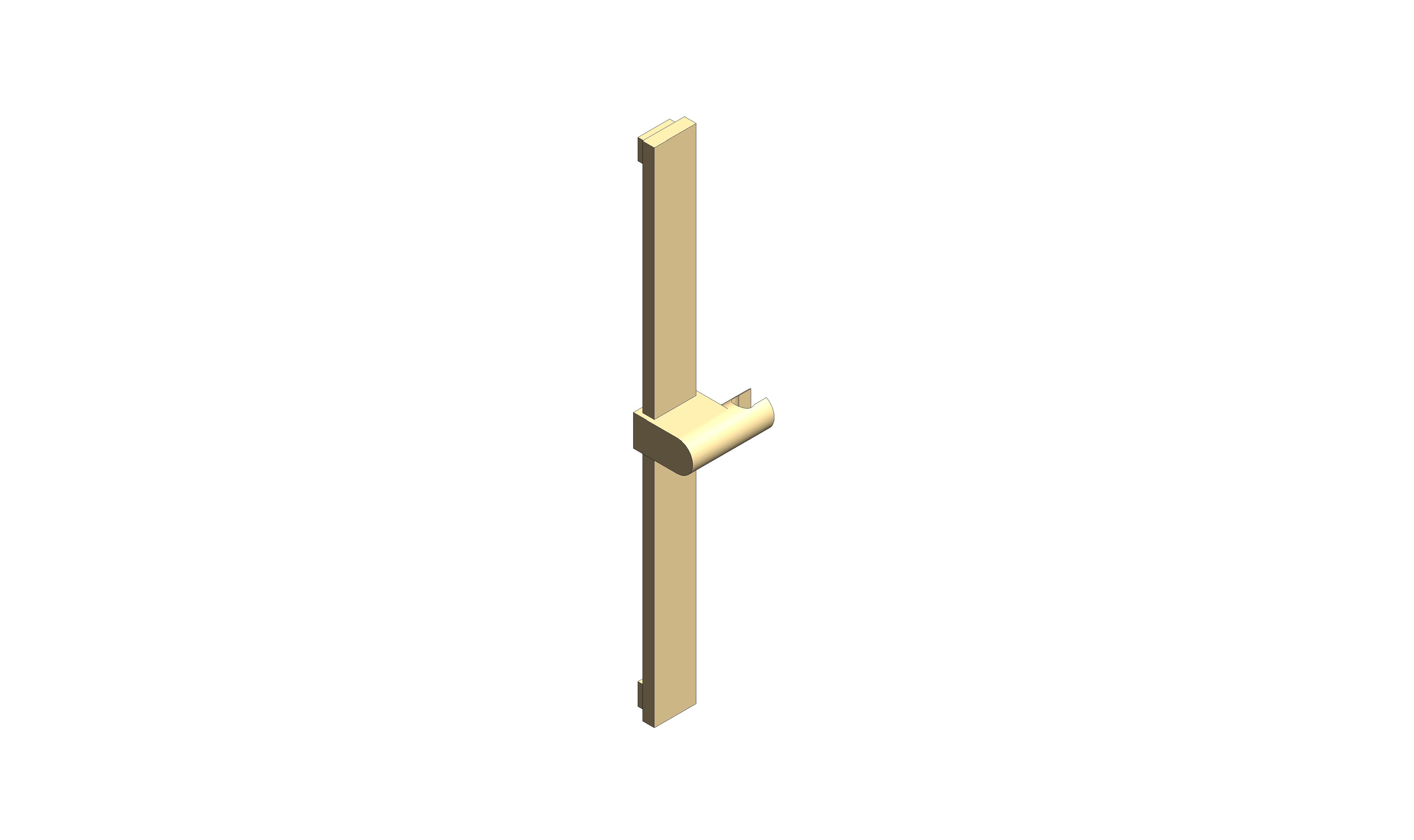 Product: RAINSHOWER AQUA Shower rail, 600 mm (101673GN00)