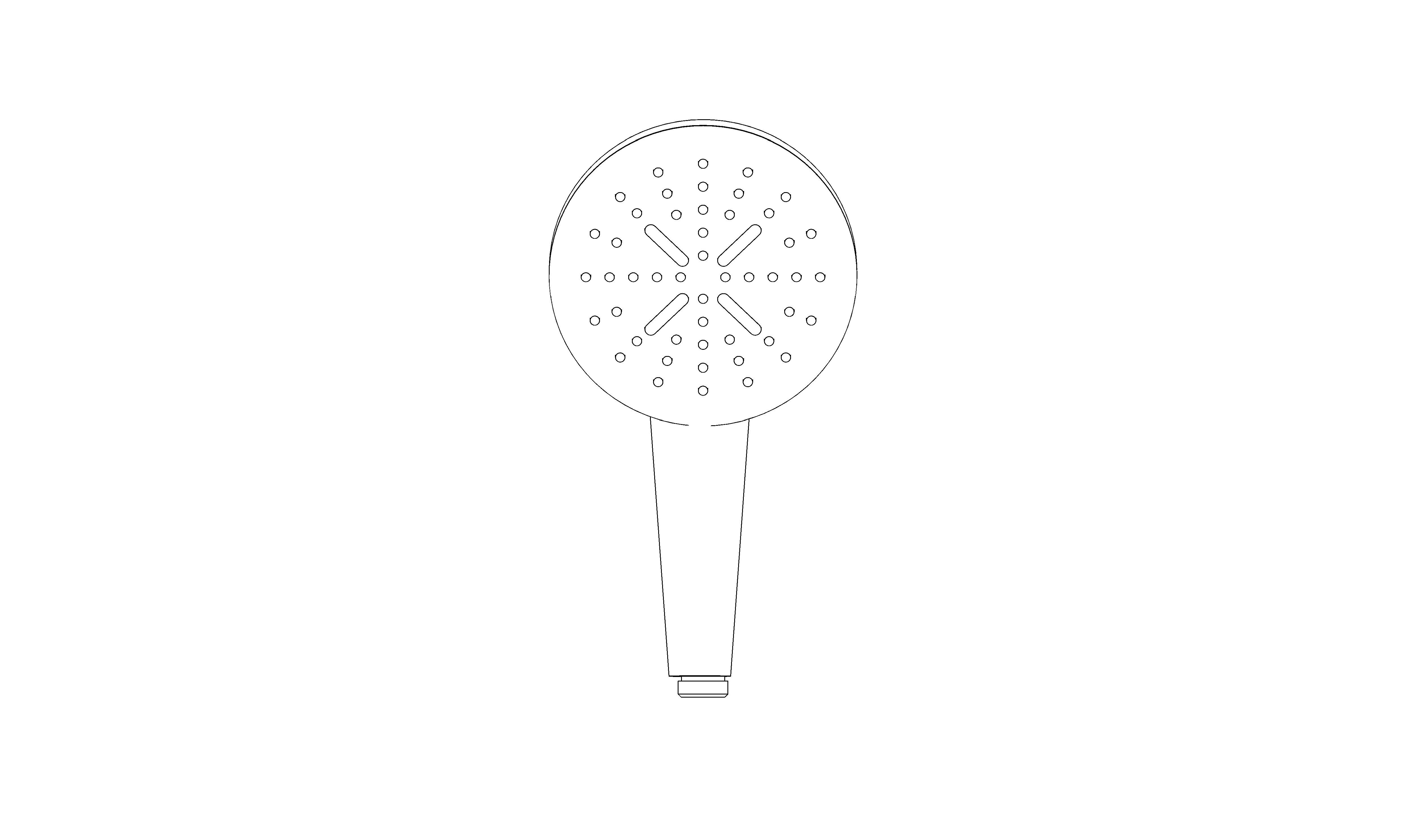 Product: RAINSHOWER AQUA Hand shower 3 sprays (101676DC00)