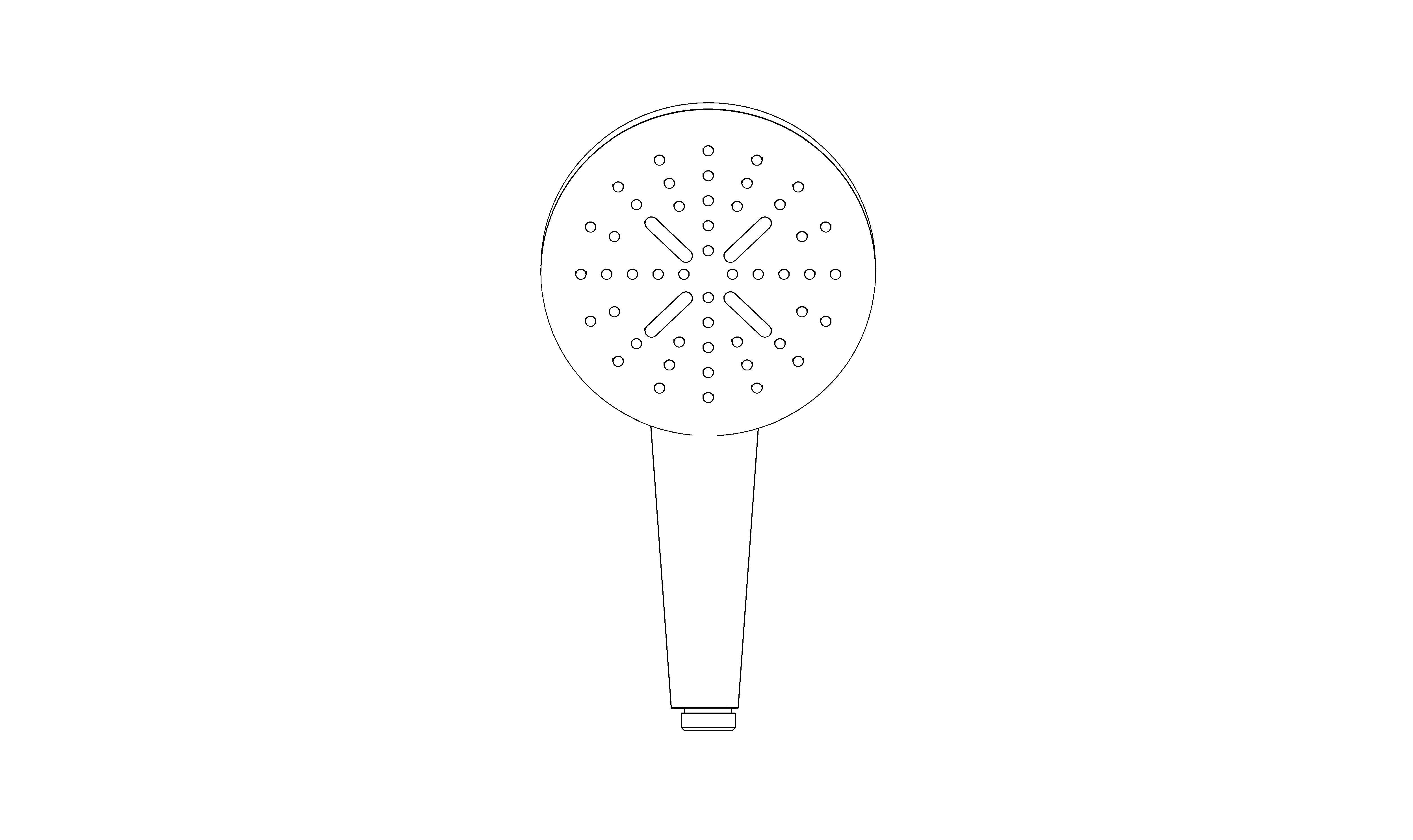Product: RAINSHOWER AQUA Hand shower 3 sprays (101676DL00)
