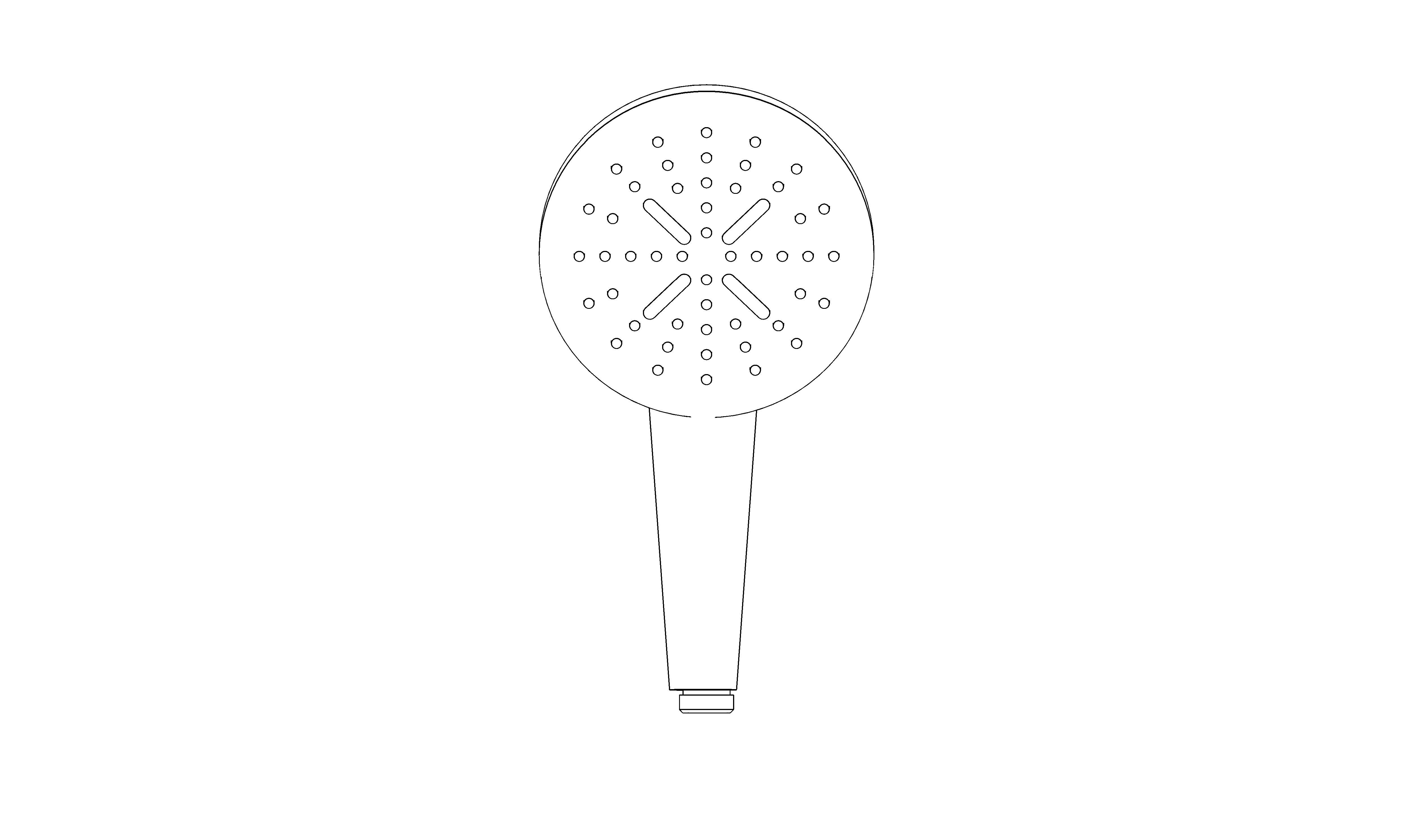Product: RAINSHOWER AQUA Hand shower 3 sprays (101676GN00)