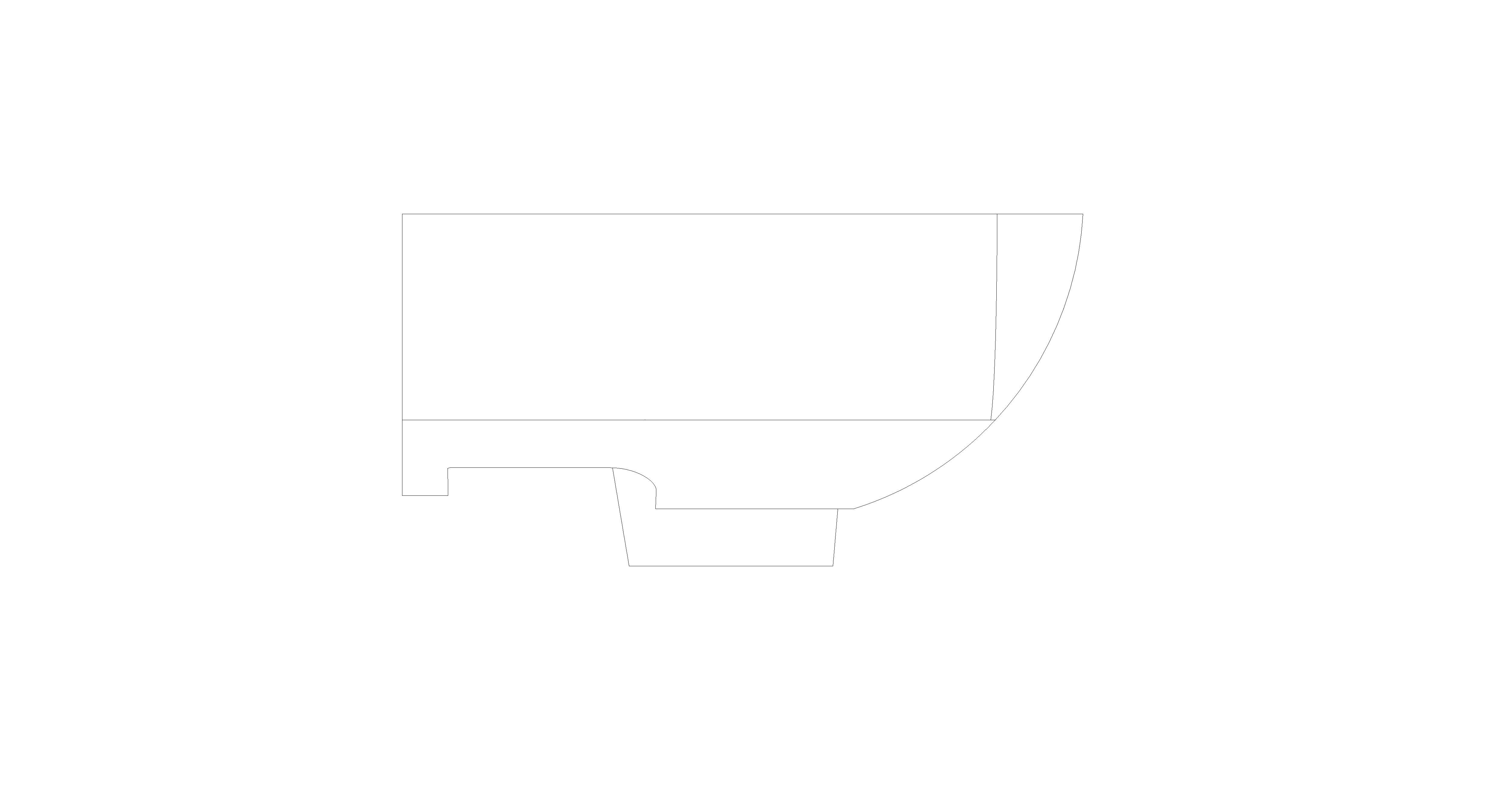 Product: BAUEDGE CERAMIC Hand Rinse Basin 45 (39806000)
