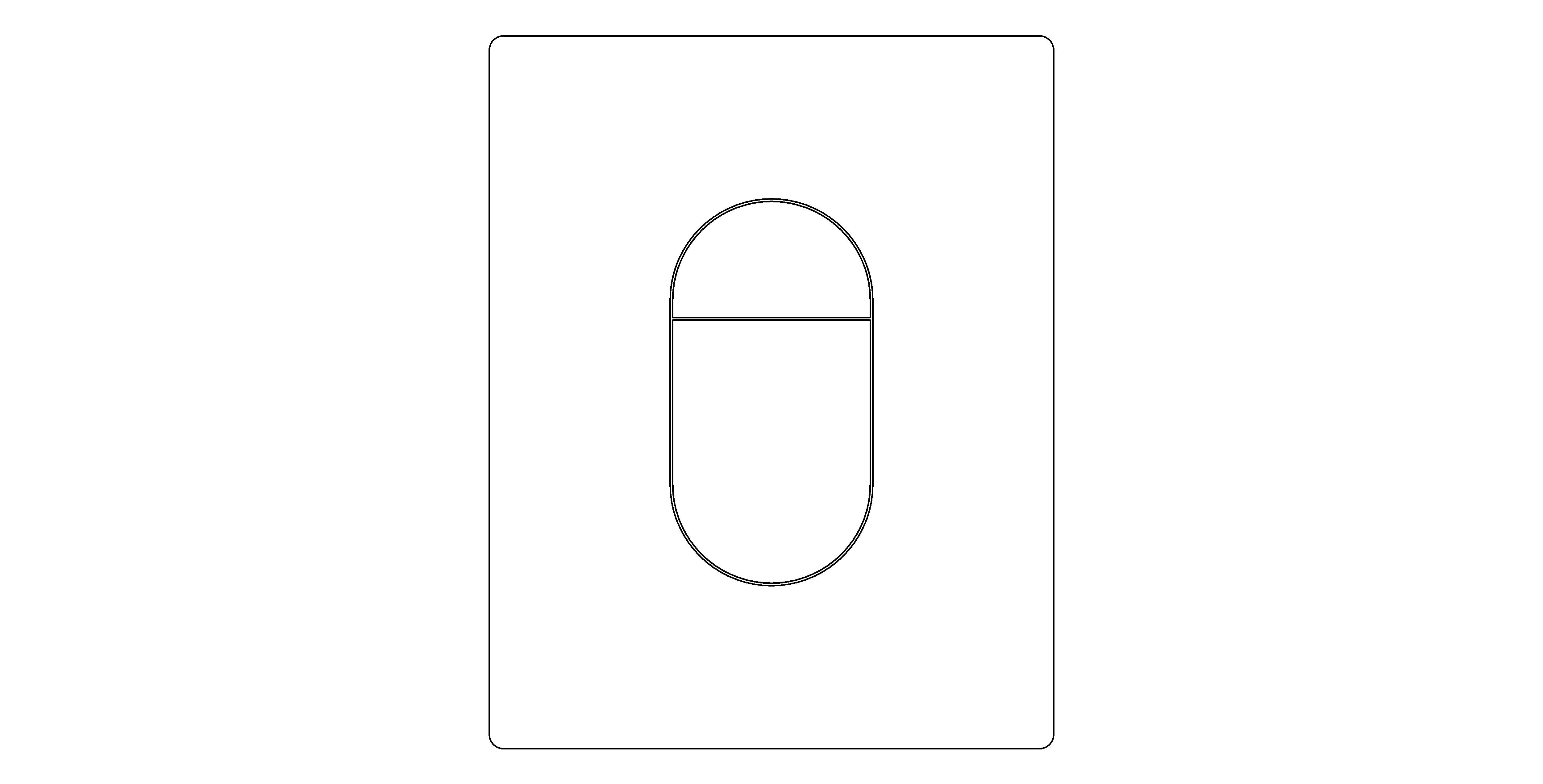 Product: ARENA COSMOPOLITAN Flush plate (38844KV0)