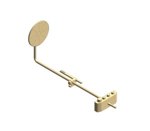 Product: EUPHORIA SMARTCONTROL SYSTEM 310 CUBE DUO Shower system with thermostat for wall mounting (26508GL0)