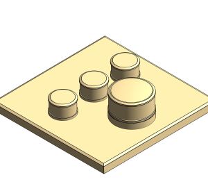 Product: GROHTHERM SMARTCONTROL Thermostat for concealed installation with 3 valves (29126GL0)