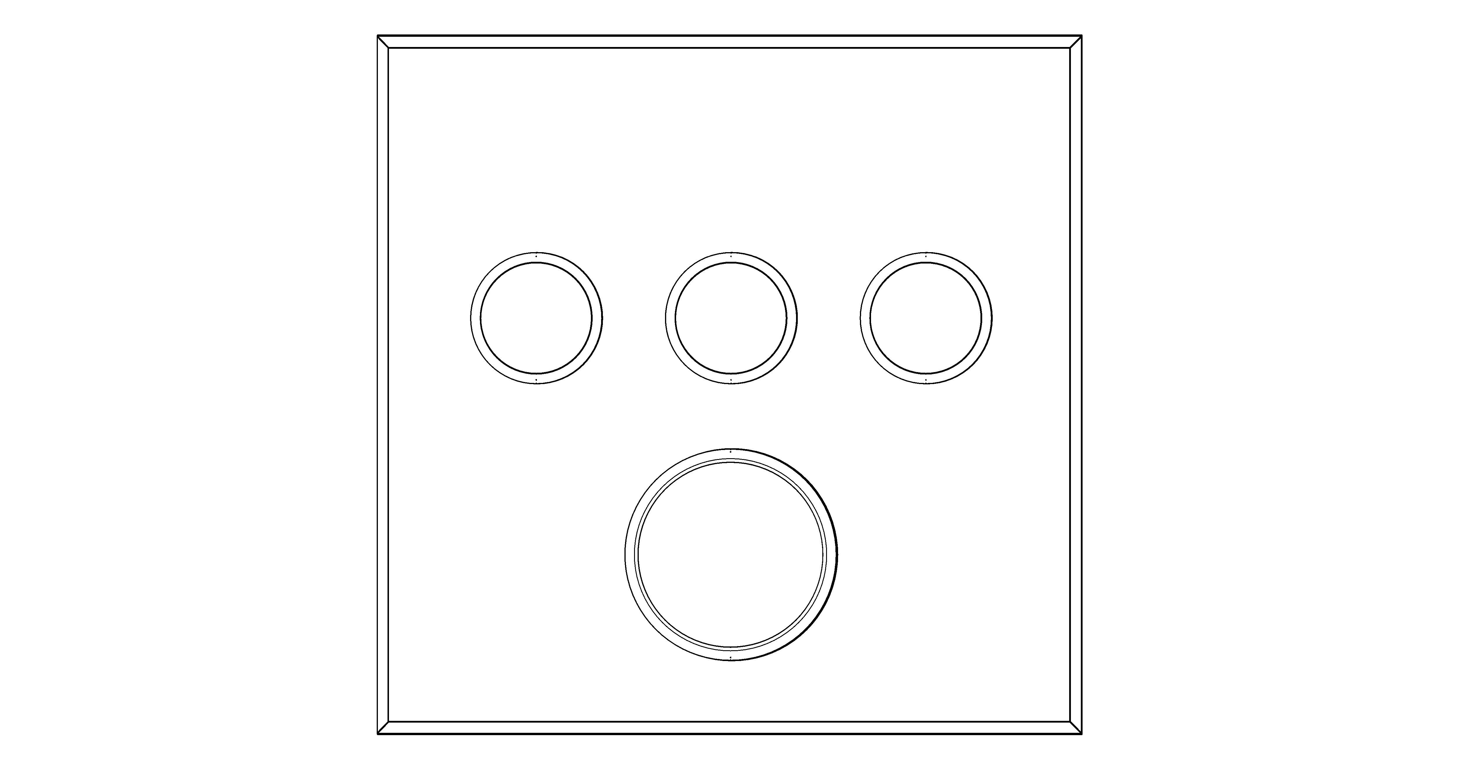 Product: GROHTHERM SMARTCONTROL Thermostat for concealed installation with 3 valves (29126GL0)