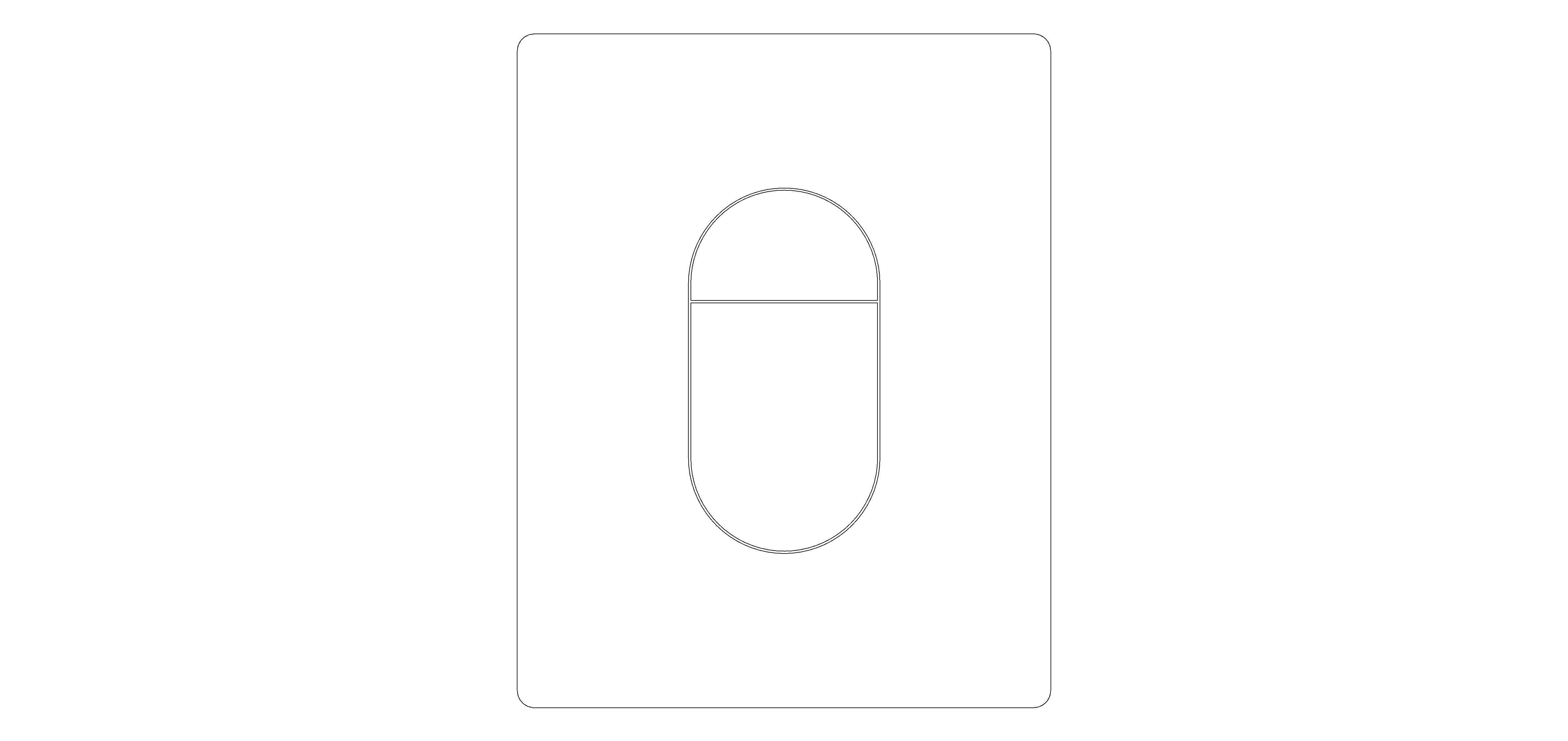 Product: ARENA COSMOPOLITAN Flush Plate (38844P00)