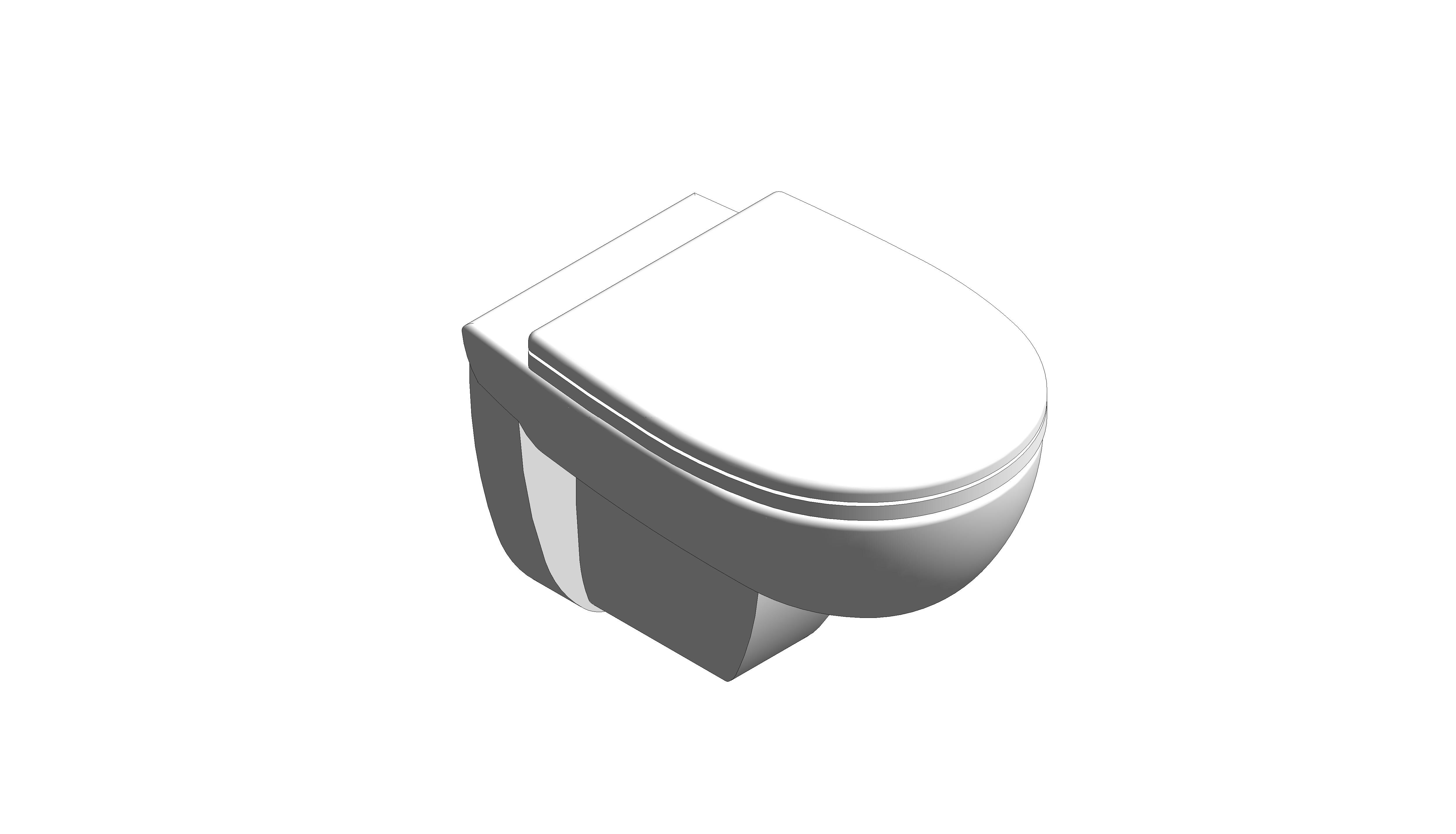 Product: BAU CERAMIC Wall Hung WC Set (112949SH00)