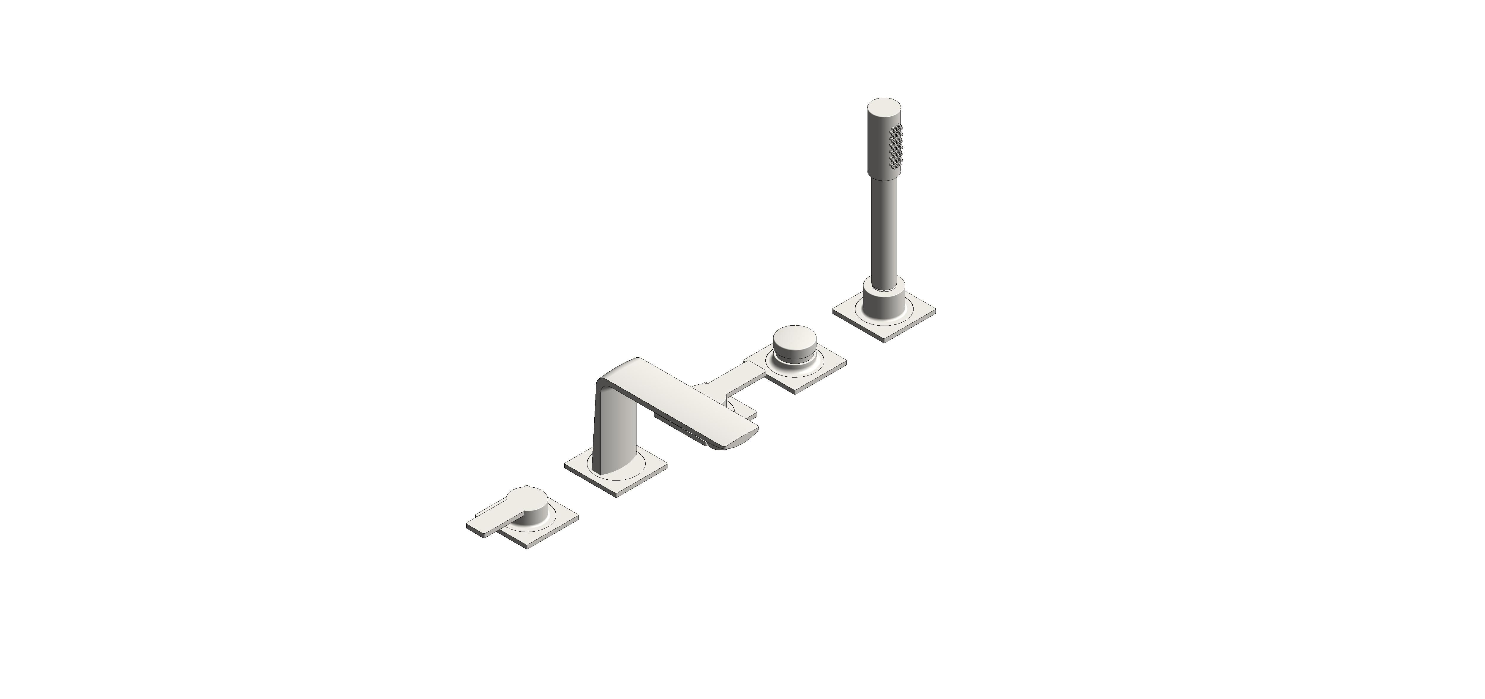 product: ALLURE 5-hole bath/shower combination (25221DC1)