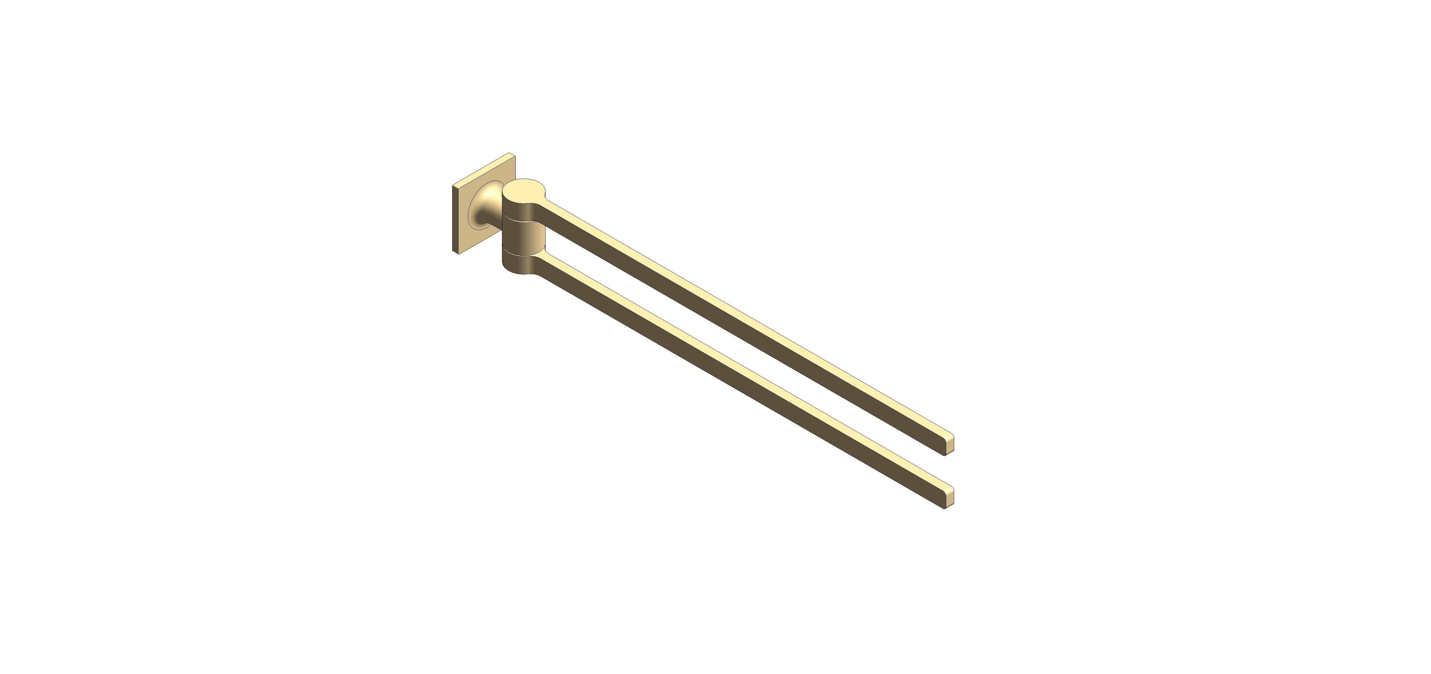 Product: ALLURE Double towel bar (40342GL1)