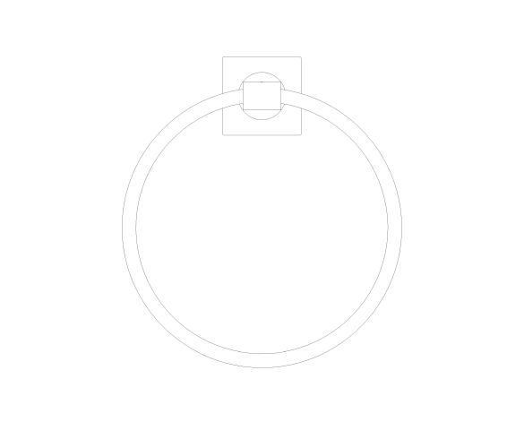 Product: ALLURE Towel ring (40339GL1)