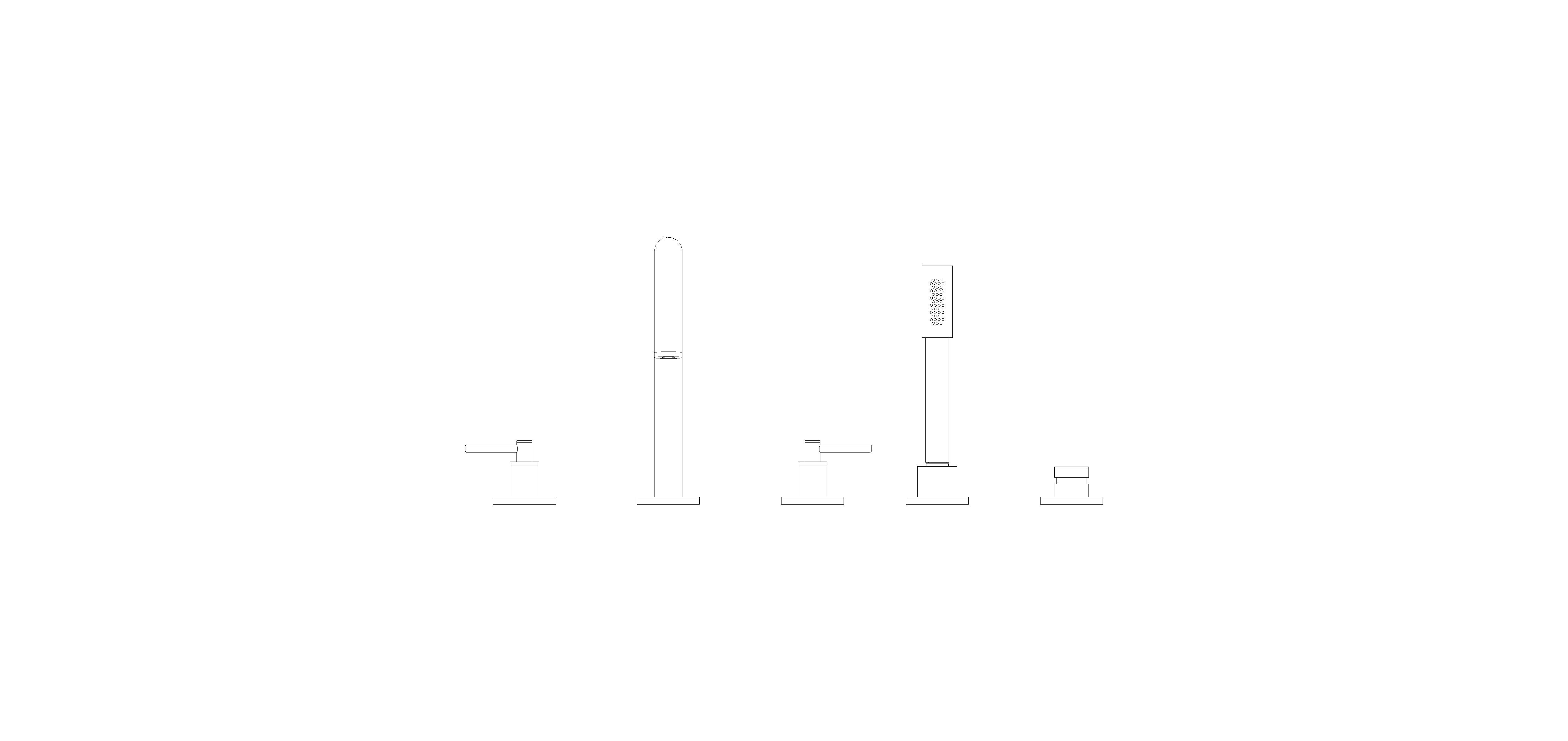 Product: ATRIO 5-hole bath/shower combination (29407GN0)
