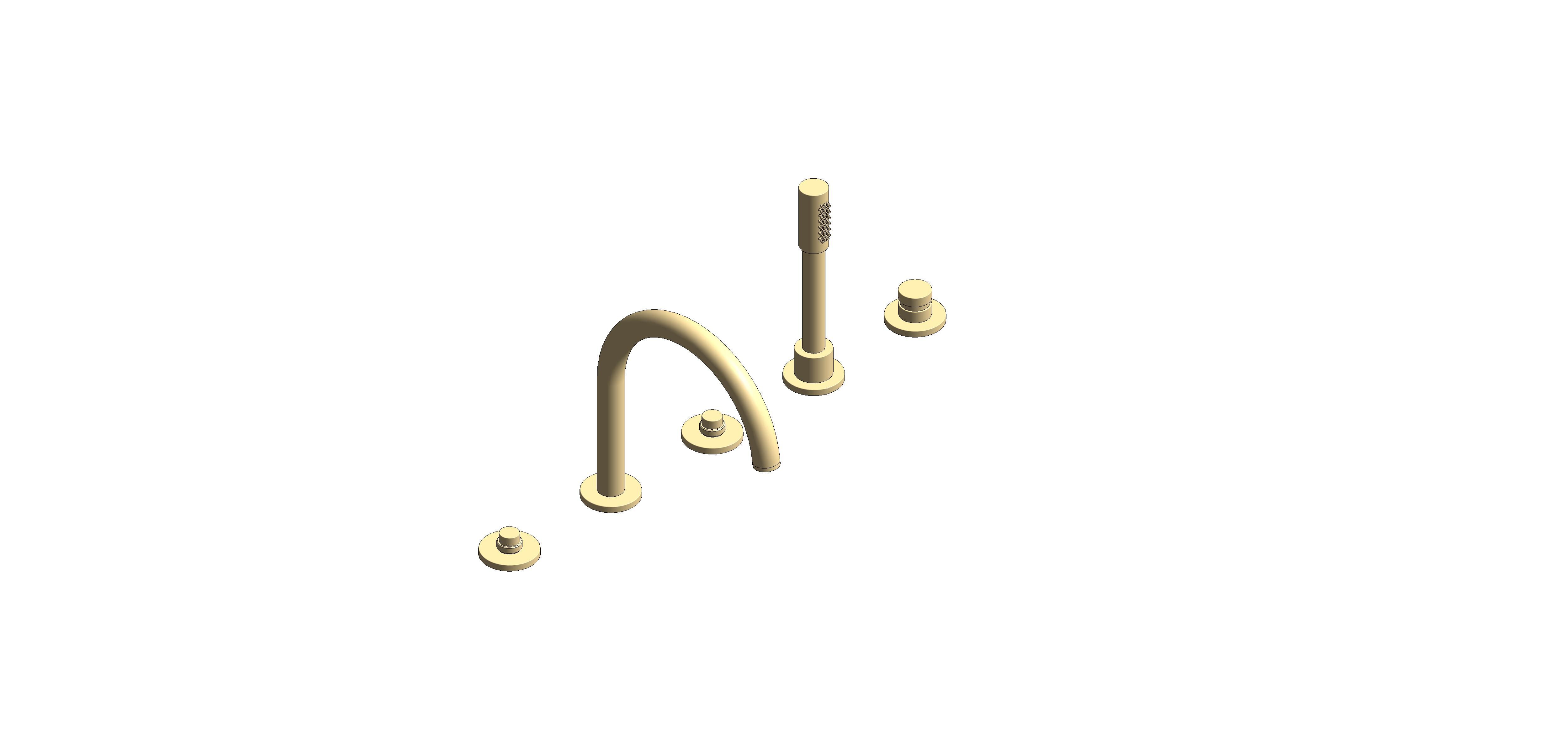 Product: ATRIO PRIVATE COLLECTION 5-hole bath/shower combination (25224GN0)