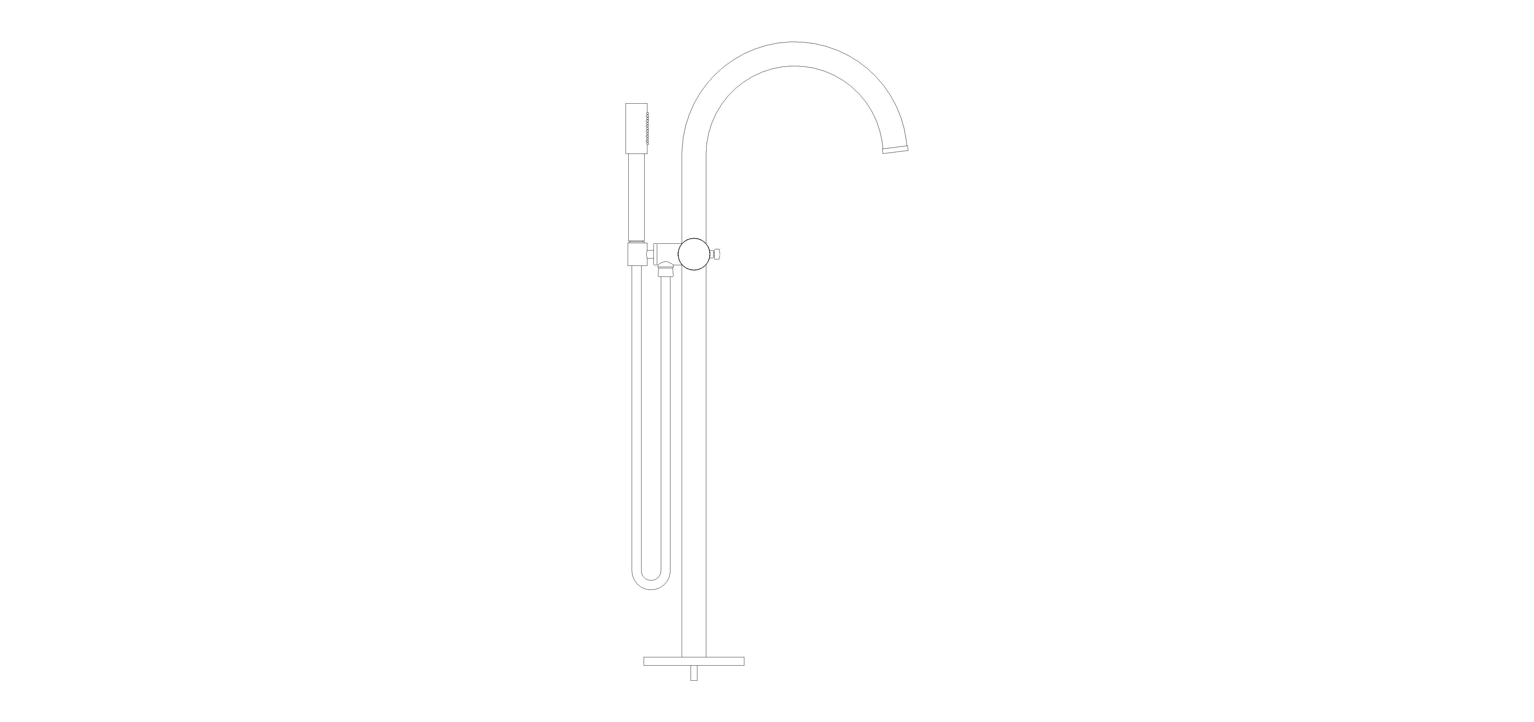 Product: ATRIO PRIVATE COLLECTION Bath / shower mixer 1/2″ (25229GN0)