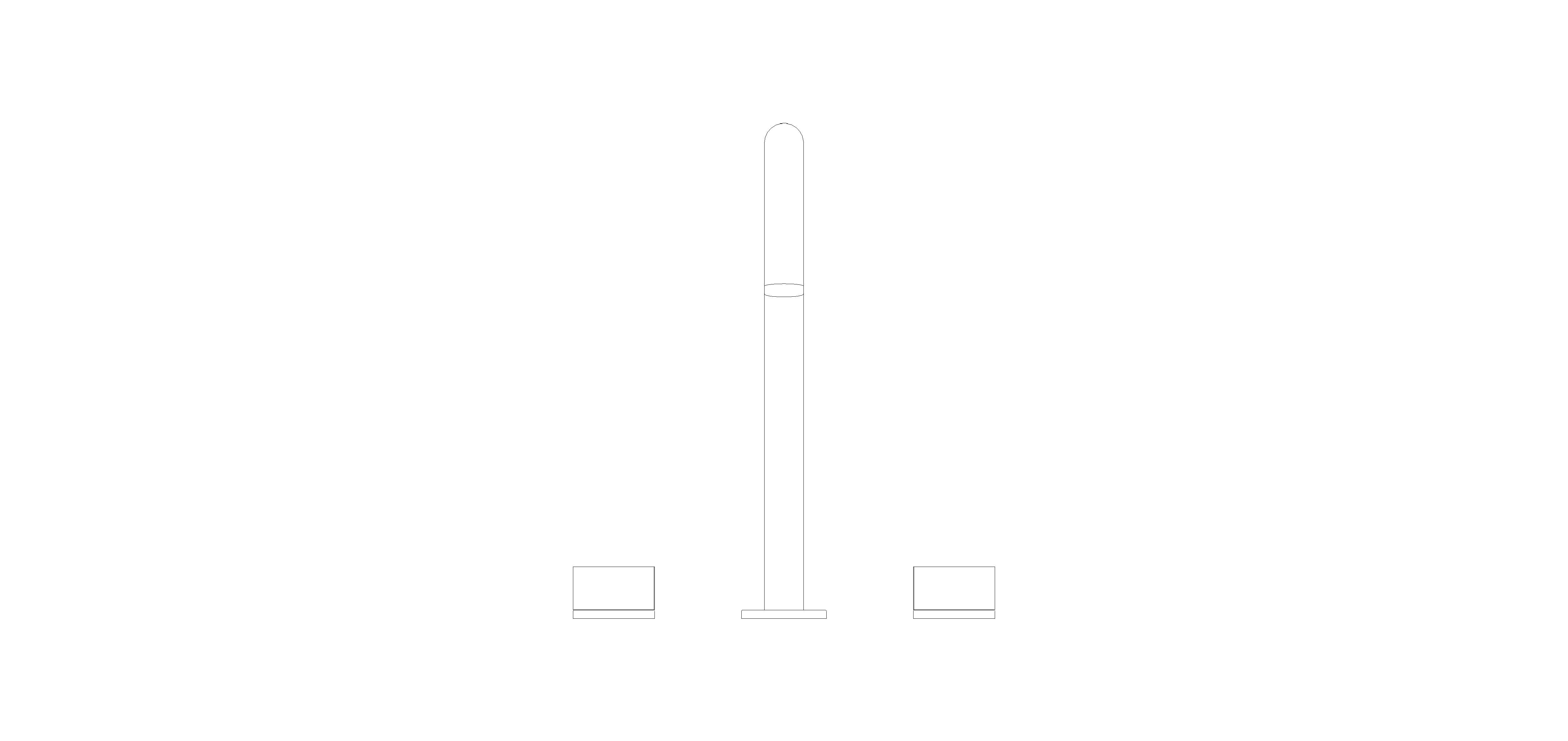 Product: ATRIO PRIVATE COLLECTION Three-hole basin mixer 1/2″ L-Size (20595DL0)