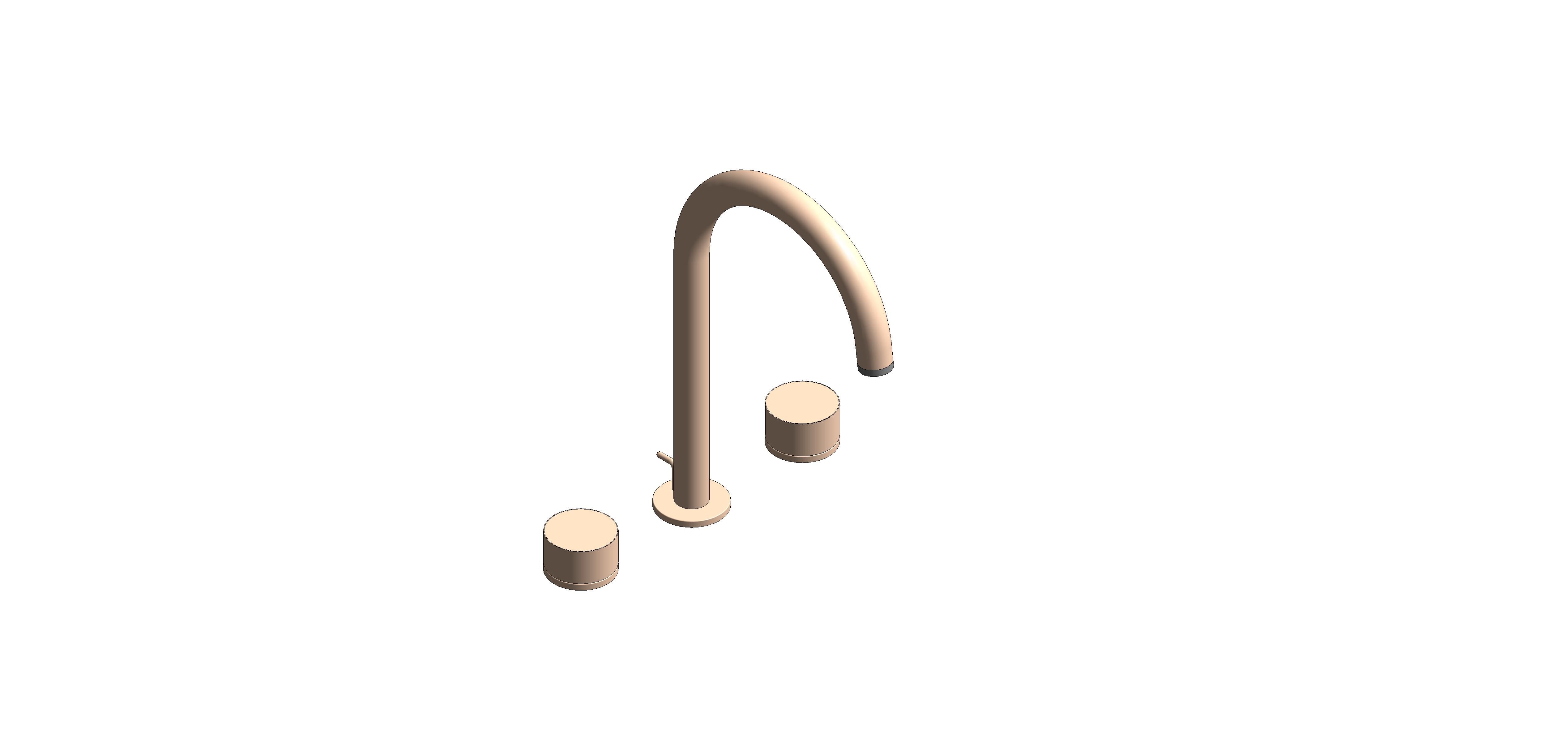 Product: ATRIO PRIVATE COLLECTION Three-hole basin mixer 1/2″ L-Size (20595DL0)