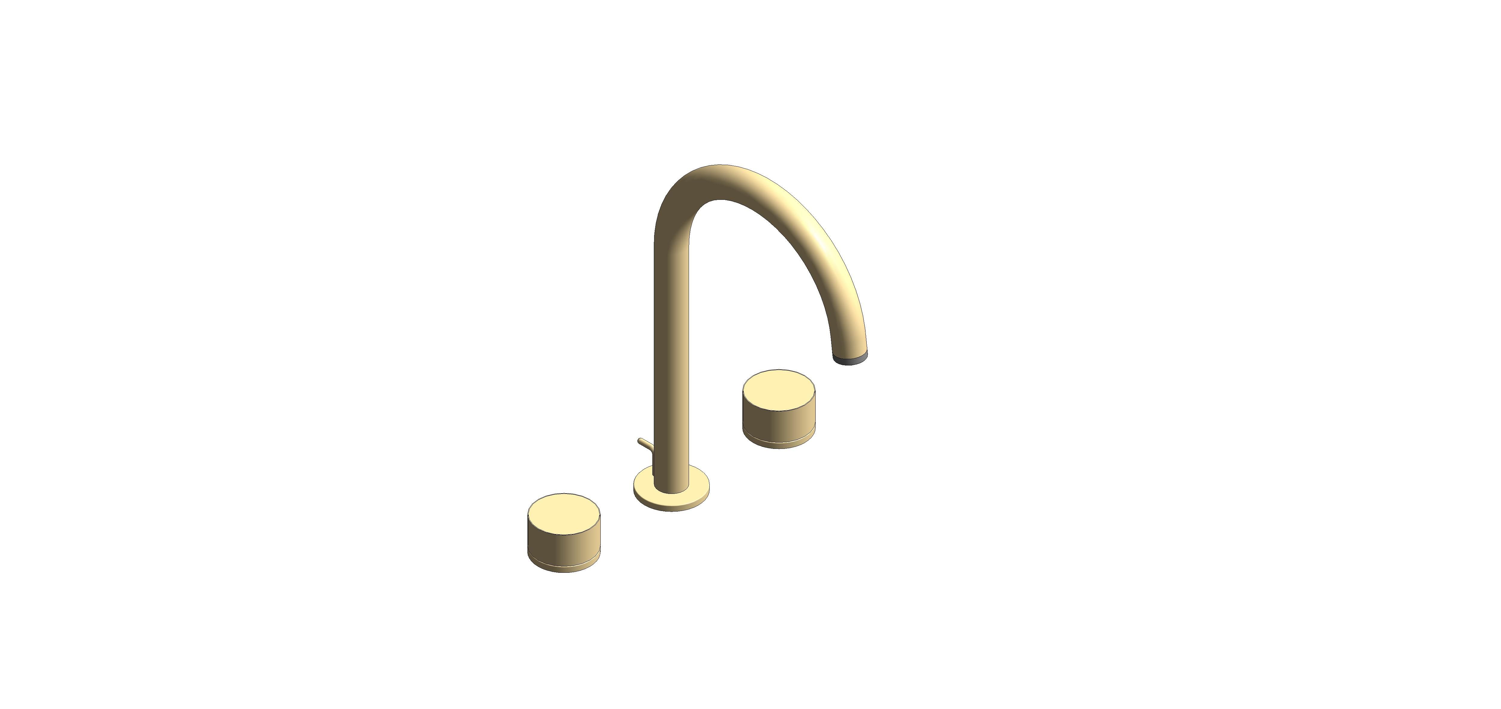 Product: ATRIO PRIVATE COLLECTION Three-hole basin mixer 1/2″ L-Size (20595GN0)