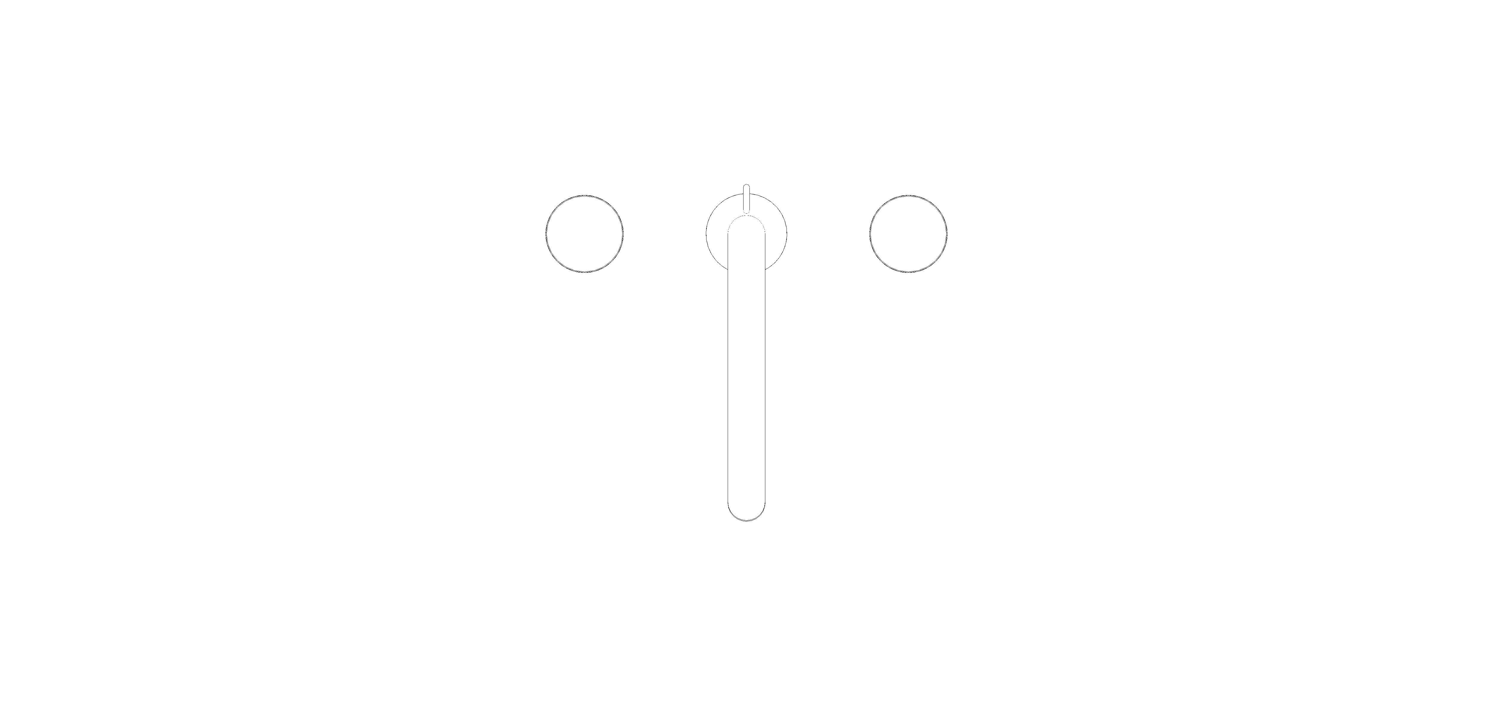 Product: ATRIO PRIVATE COLLECTION Three-hole basin mixer 1/2″ L-Size (20595GN0)