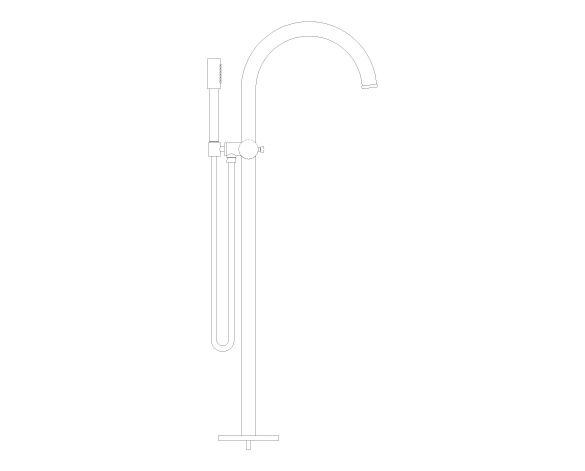 Product: ATRIO Single-lever bath mixer, floor mounted (24368DL0)