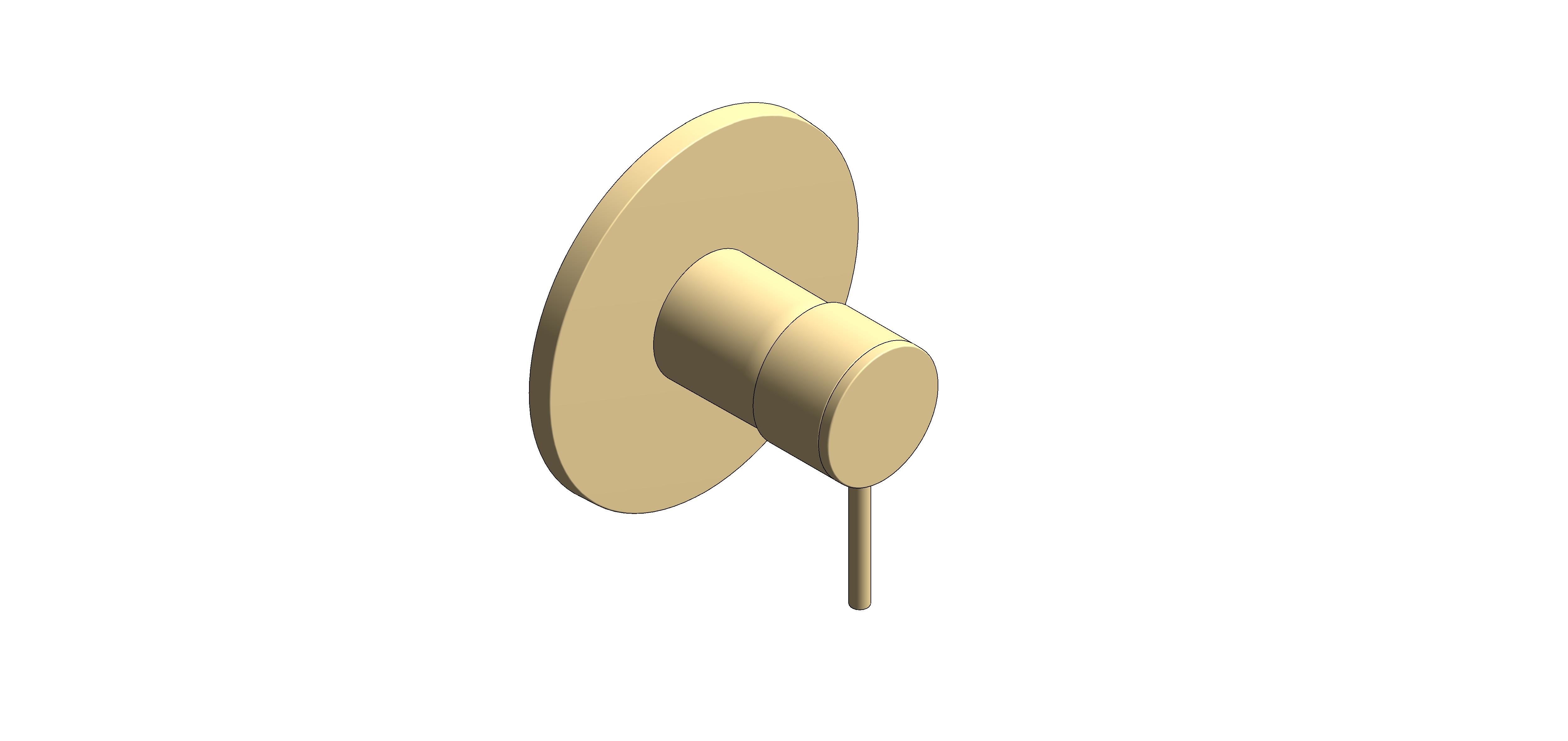 Product: ATRIO Single-lever shower mixer trim (24354GN0)