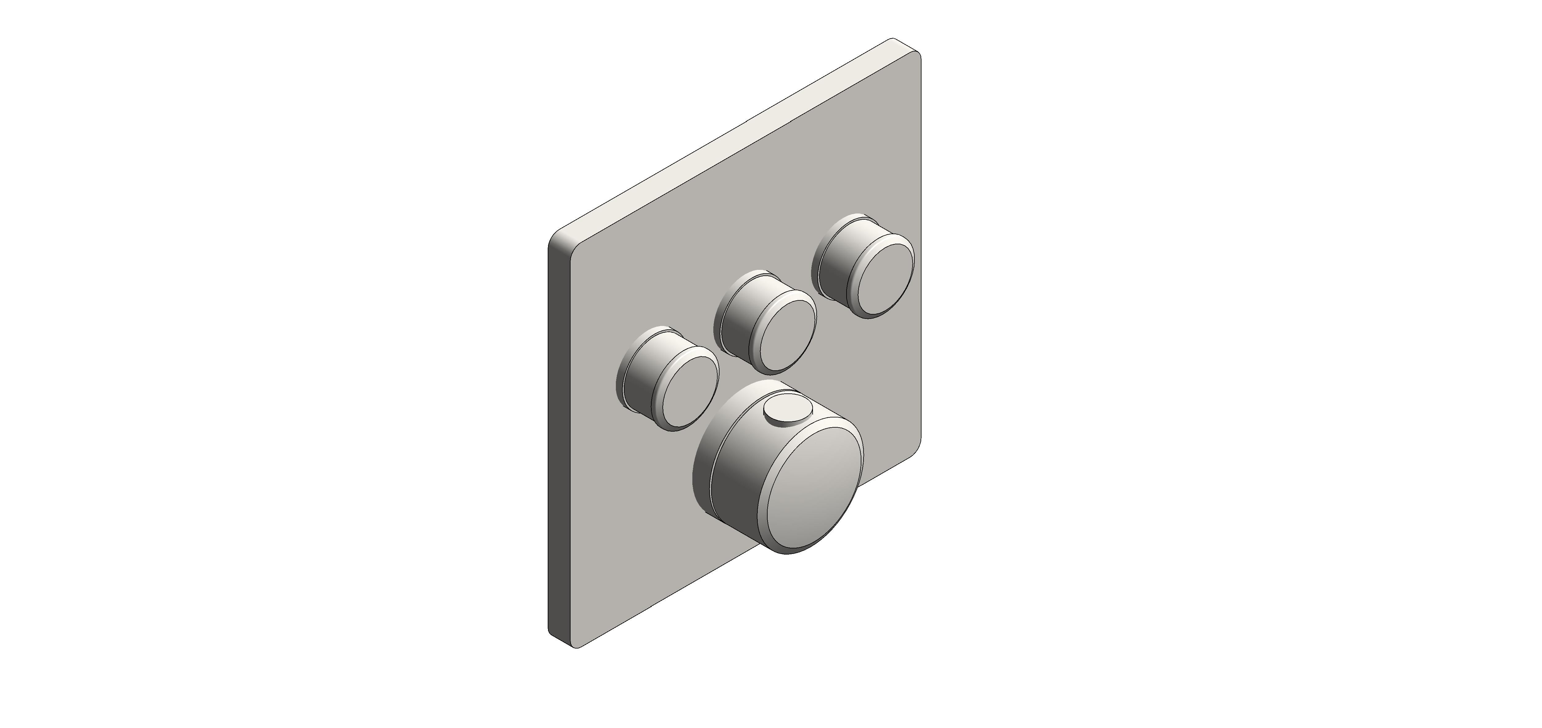 Product: GROHTHERM SmartControl Concealed shower system with Rainshower SmartActive 310 Cube (34864DC0)
