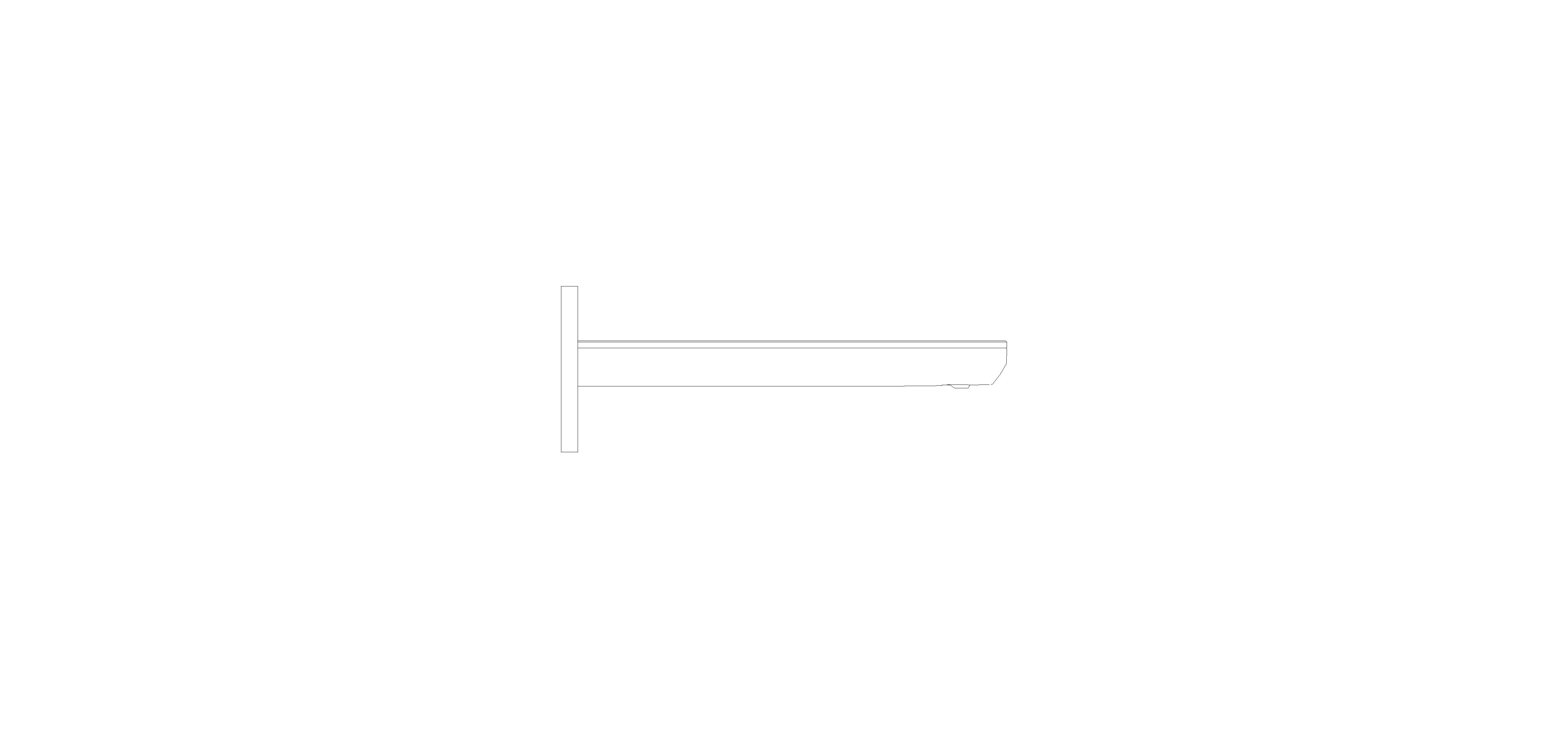 Product: ALLURE Cascade spout for bath and shower (13317DA1)