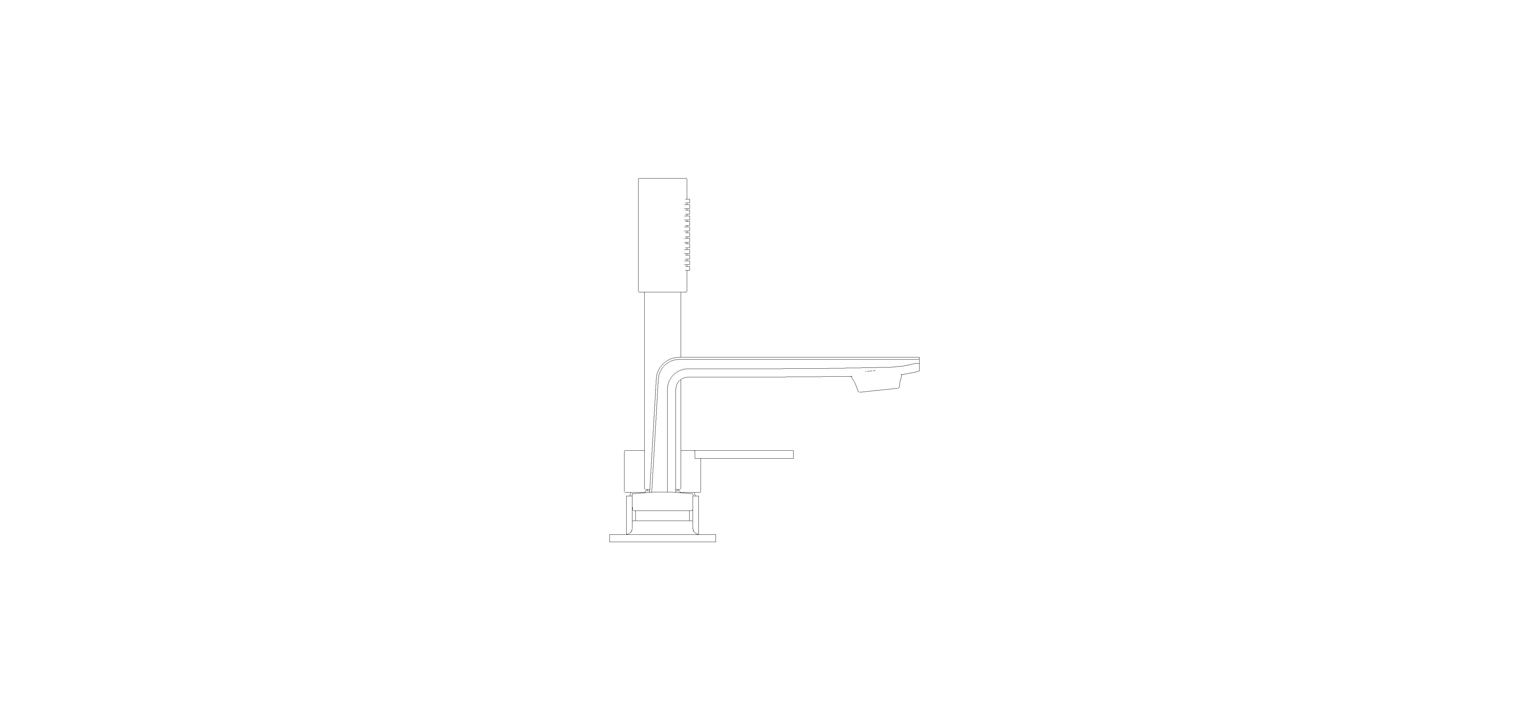 Product: ALLURE 4-Hole Single-Lever Bath Combination (19316DA1)