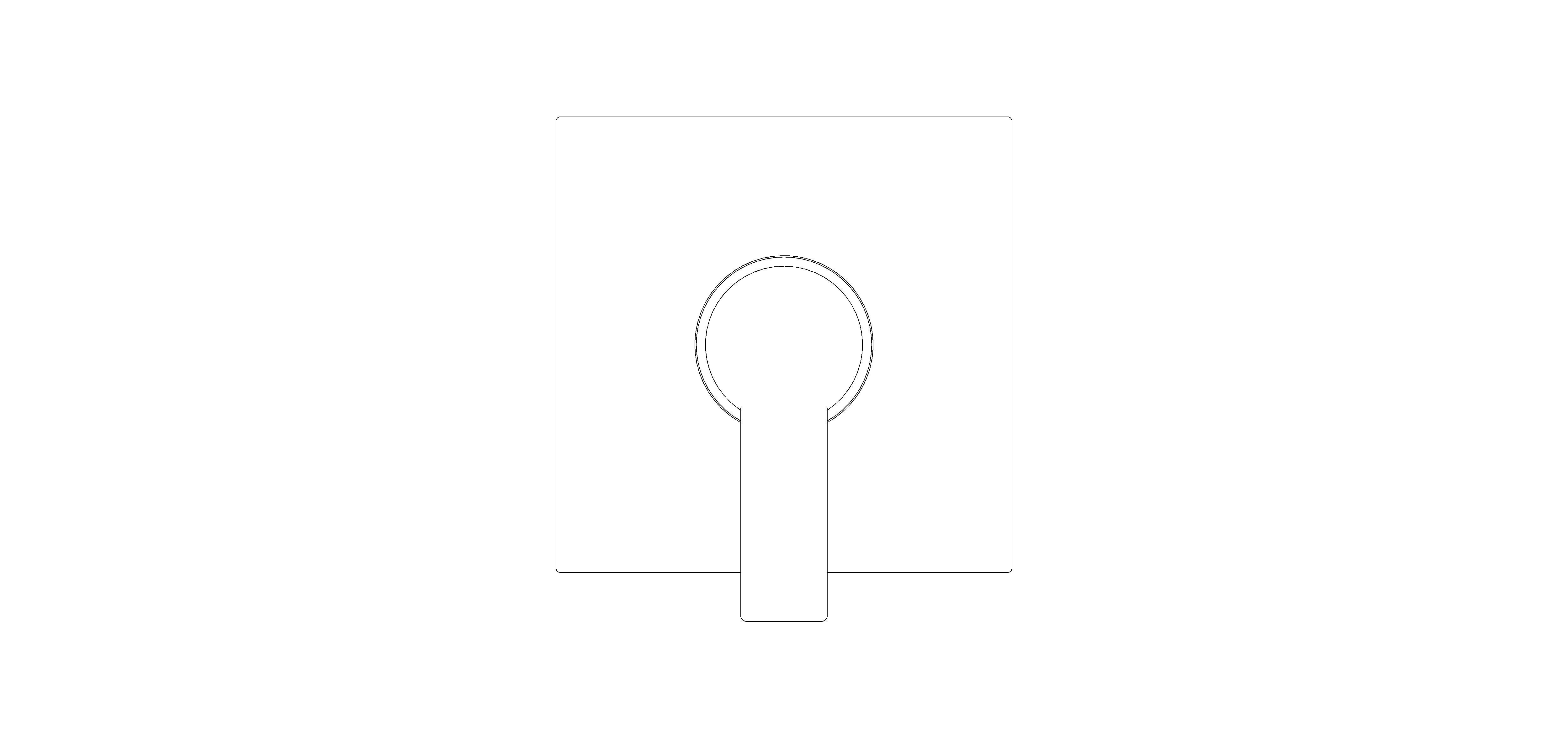Product: ALLURE Single-Lever Shower Mixer Trim (19317AL1)