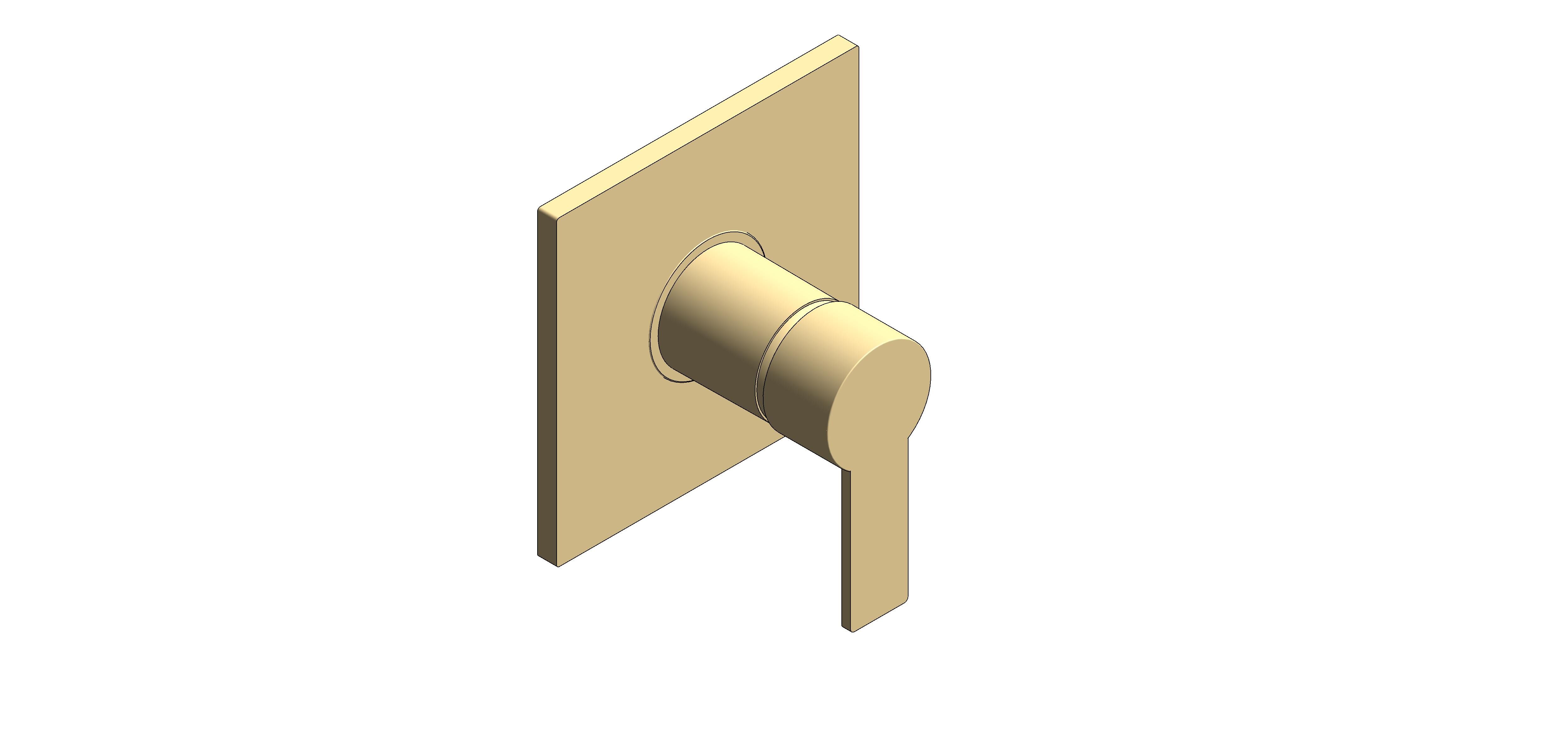 Product: ALLURE Single-Lever Shower Mixer Trim (19317GL1)