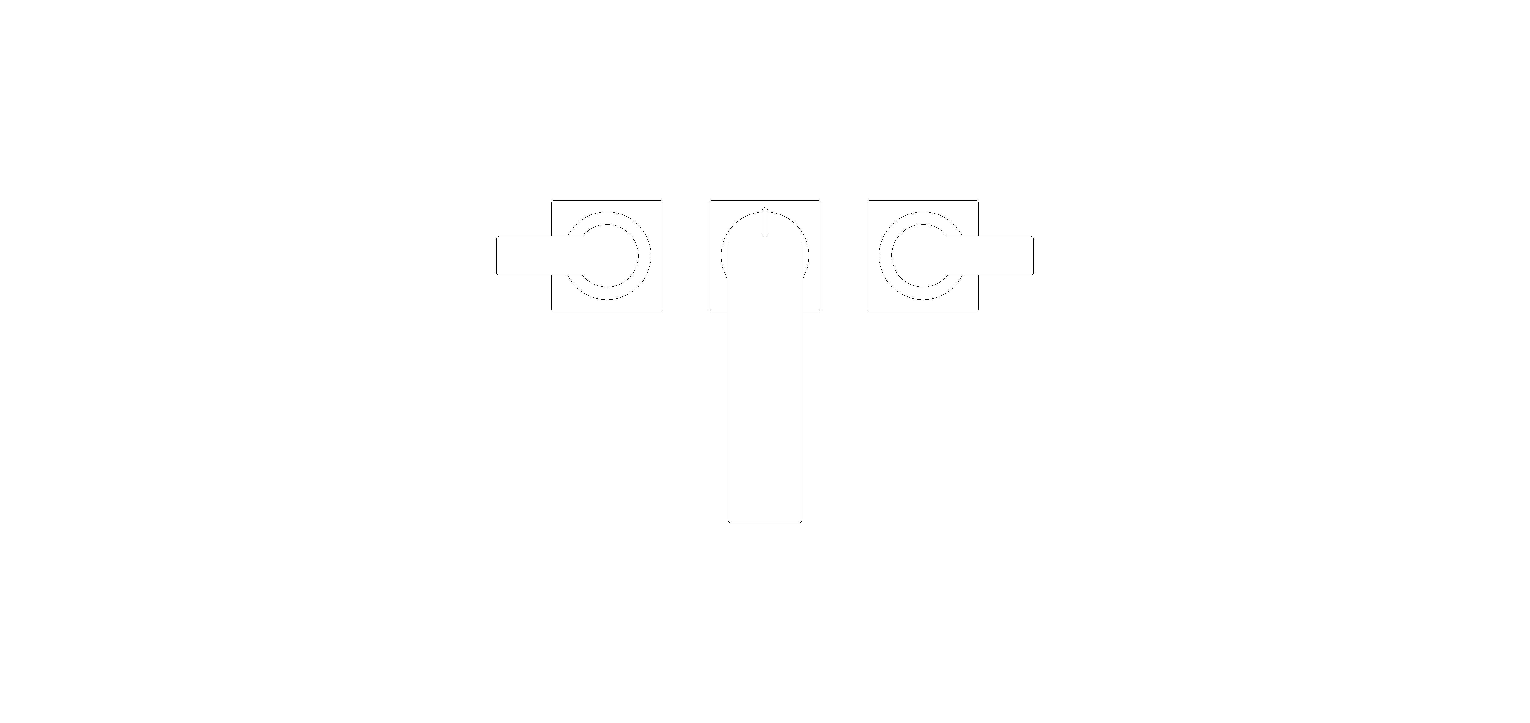 Product: ALLURE Three-Hole Basin Mixer 1/2″ M-Size (20188AL1)