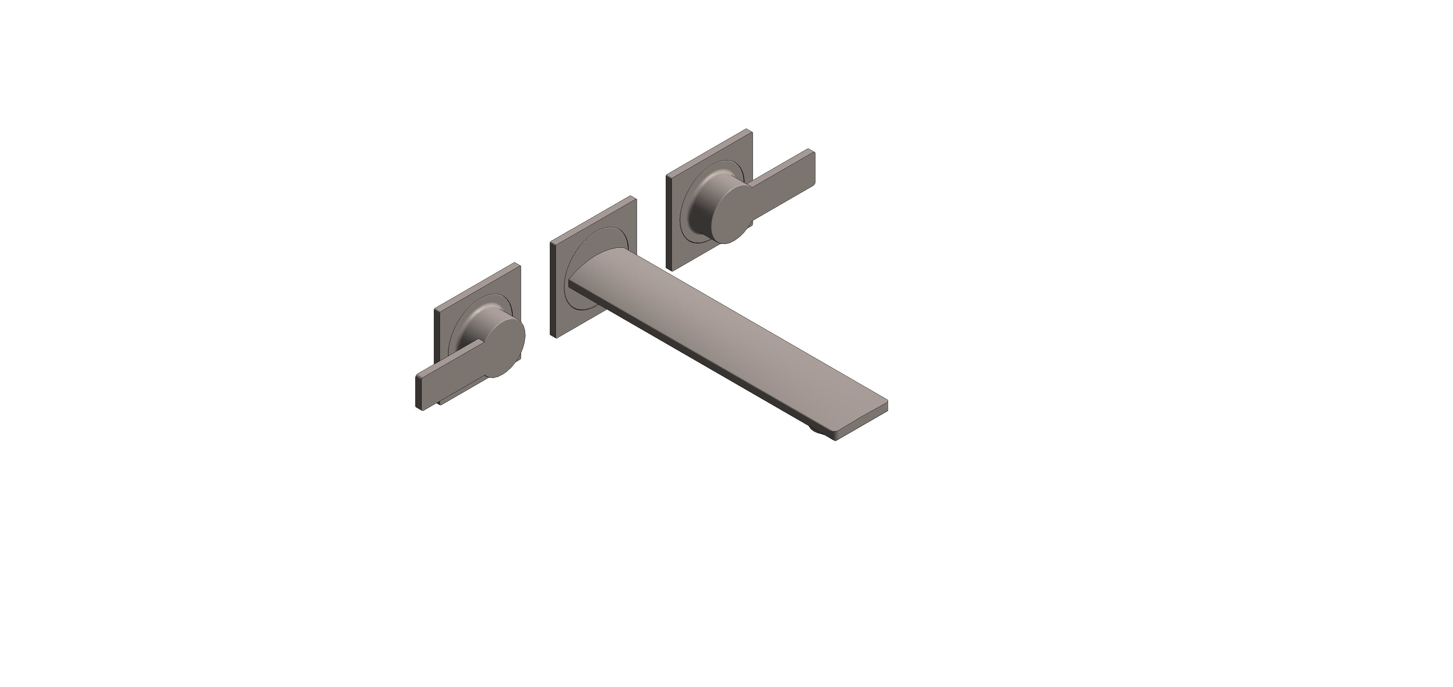 Product: ALLURE Three-hole basin mixer 1/2″ M-Size (20193AL2)