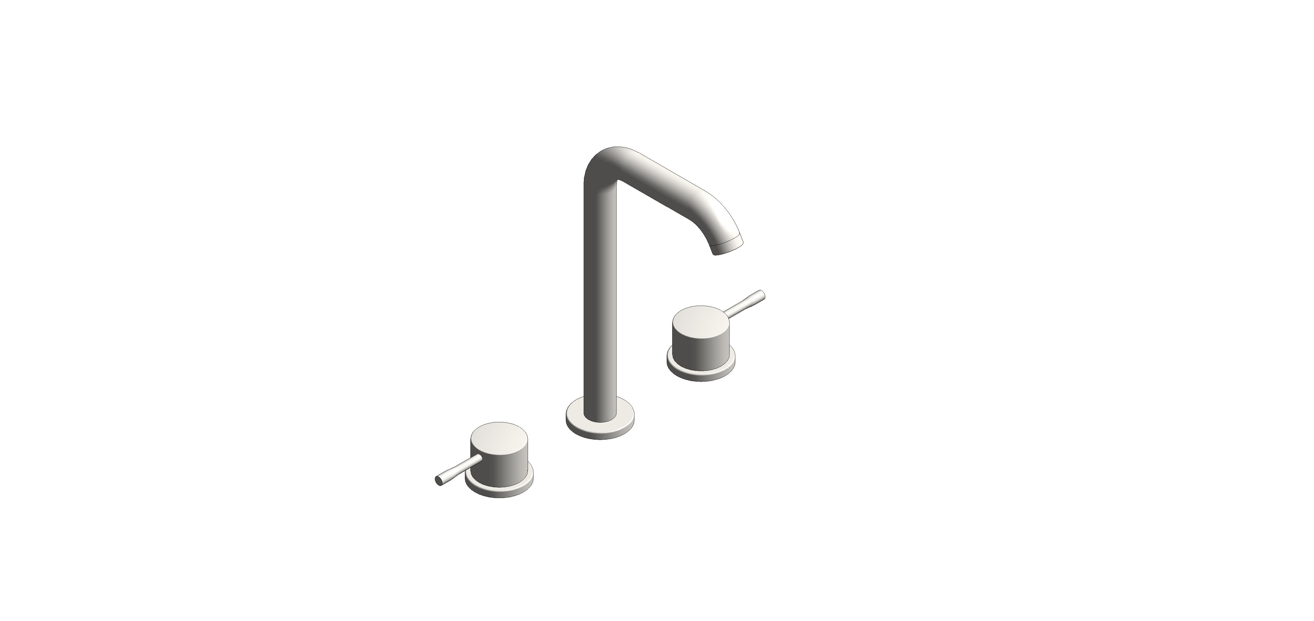 Product: ALLURE Three-Hole Basin Mixer 1/2″ L-Size (20299DC1)
