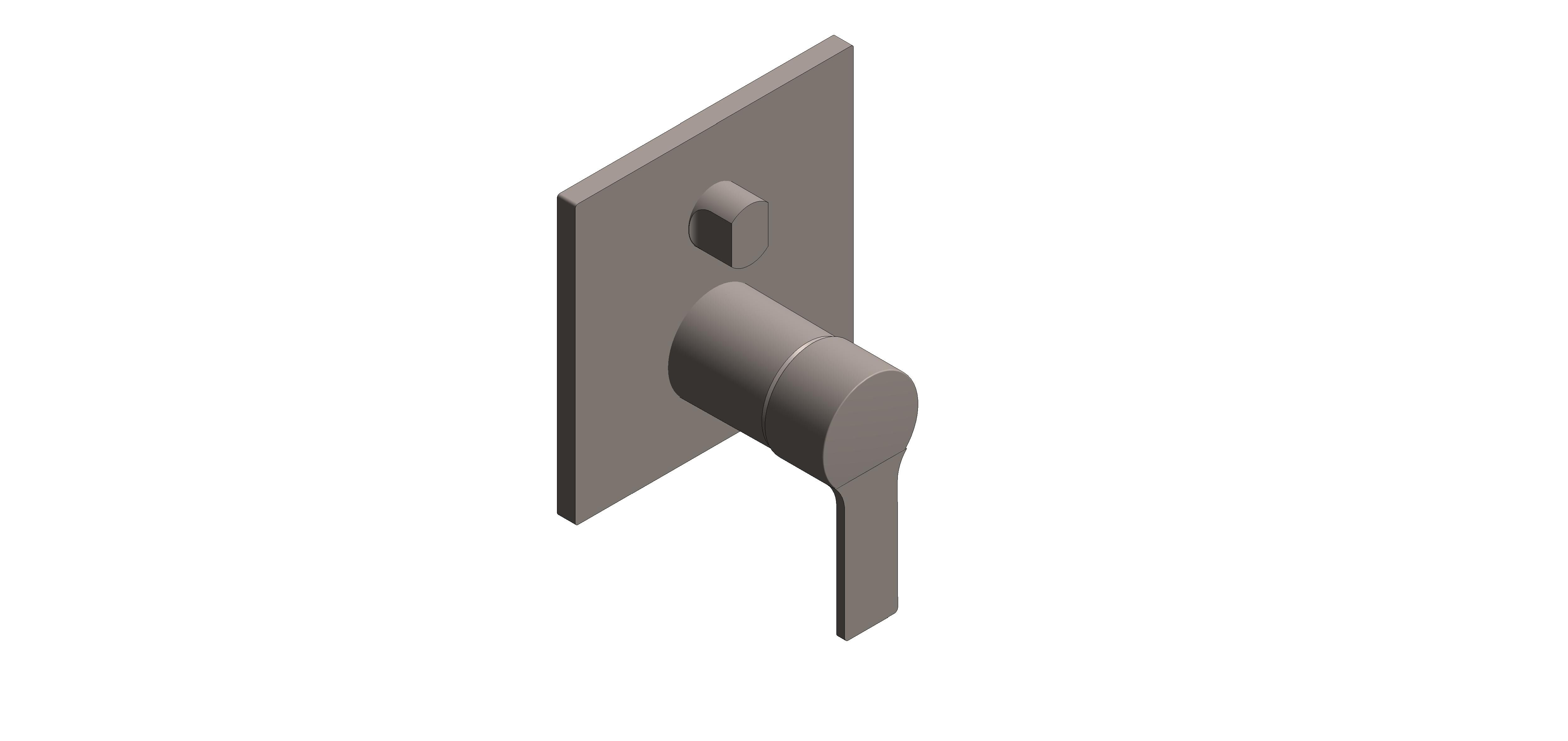 Product: ALLURE Thermostat for concealed installation with 2-way diverter head shower/hand shower (29181AL2)