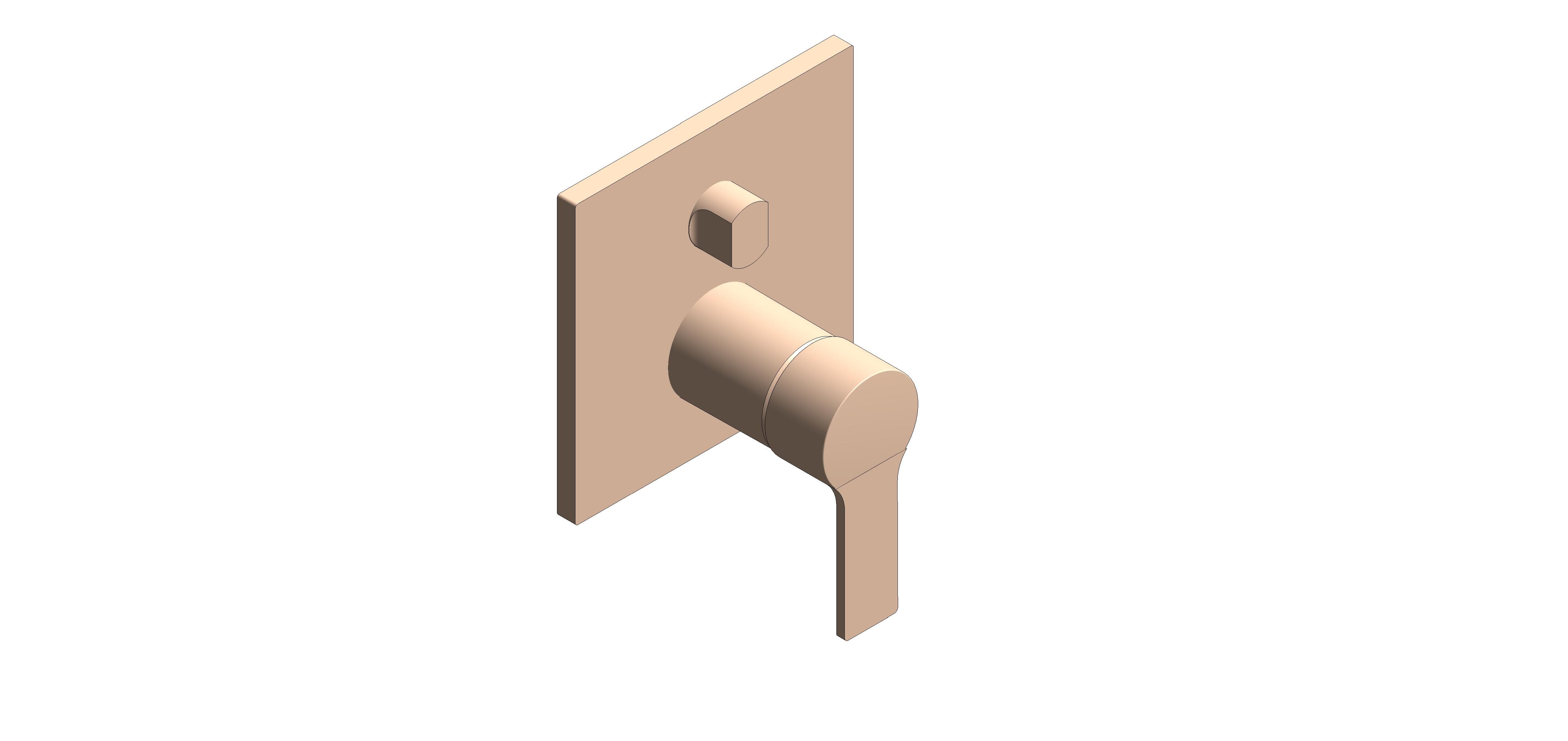 Product: ALLURE Thermostat for concealed installation with 2-way diverter head shower/hand shower (29181DA2)