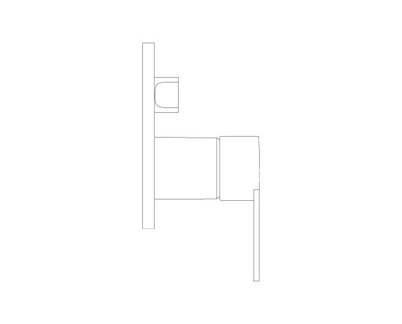 Product: ALLURE Thermostat for concealed installation with 2-way diverter head shower/hand shower (29181DA2)