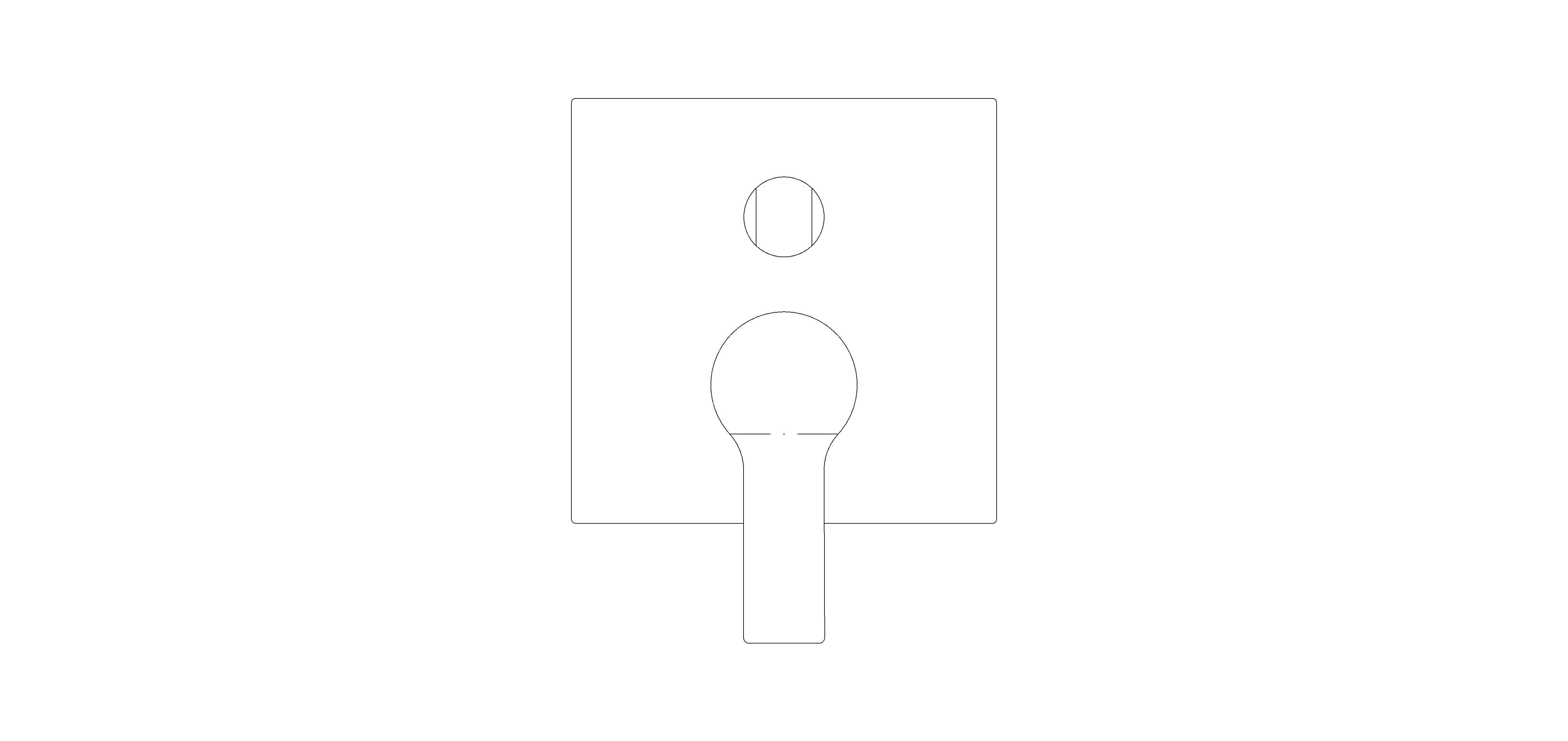 Product: ALLURE Thermostat for concealed installation with 2-way diverter head shower/hand shower (29181DC2)