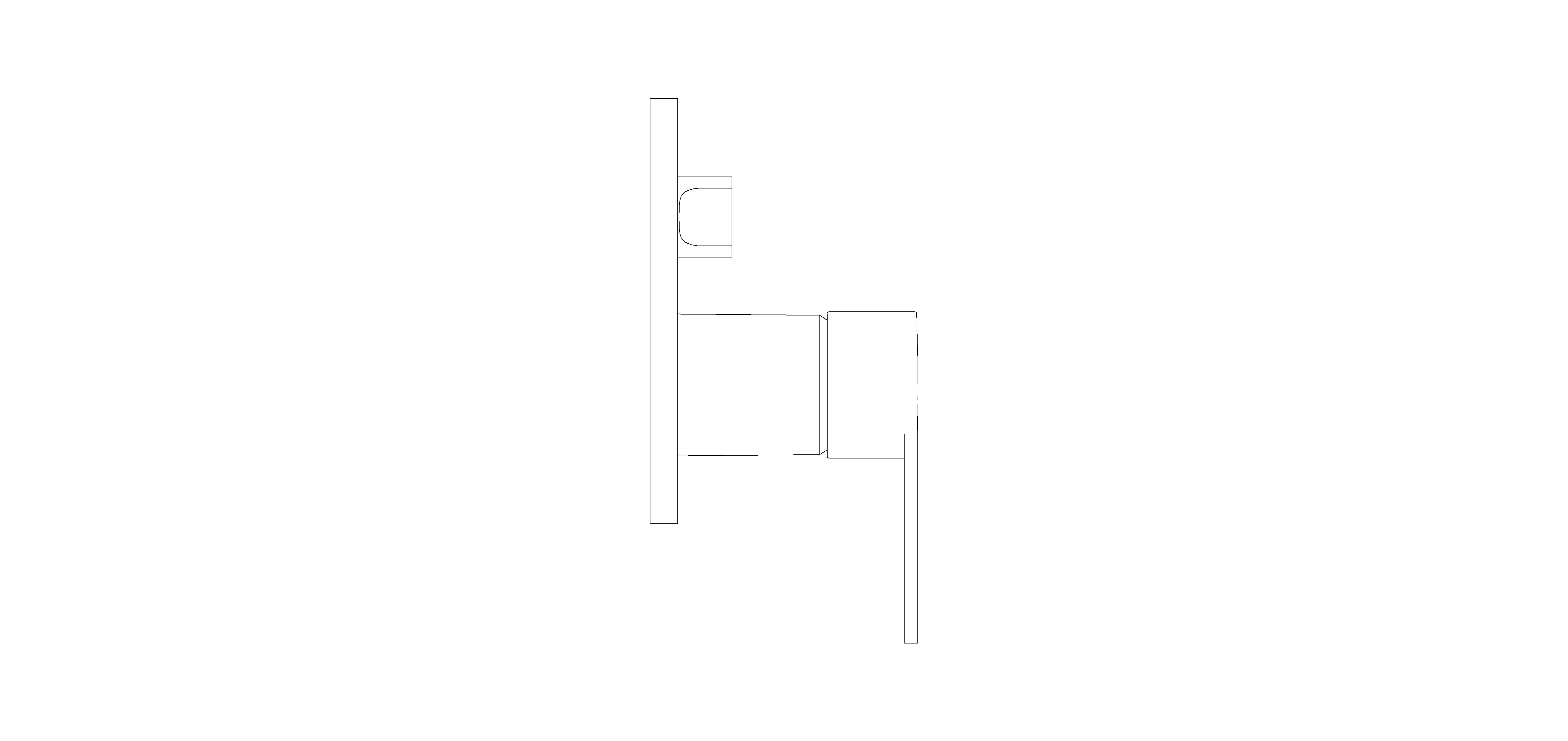 Product: ALLURE Thermostat for concealed installation with 2-way diverter head shower/hand shower (29181DC2)