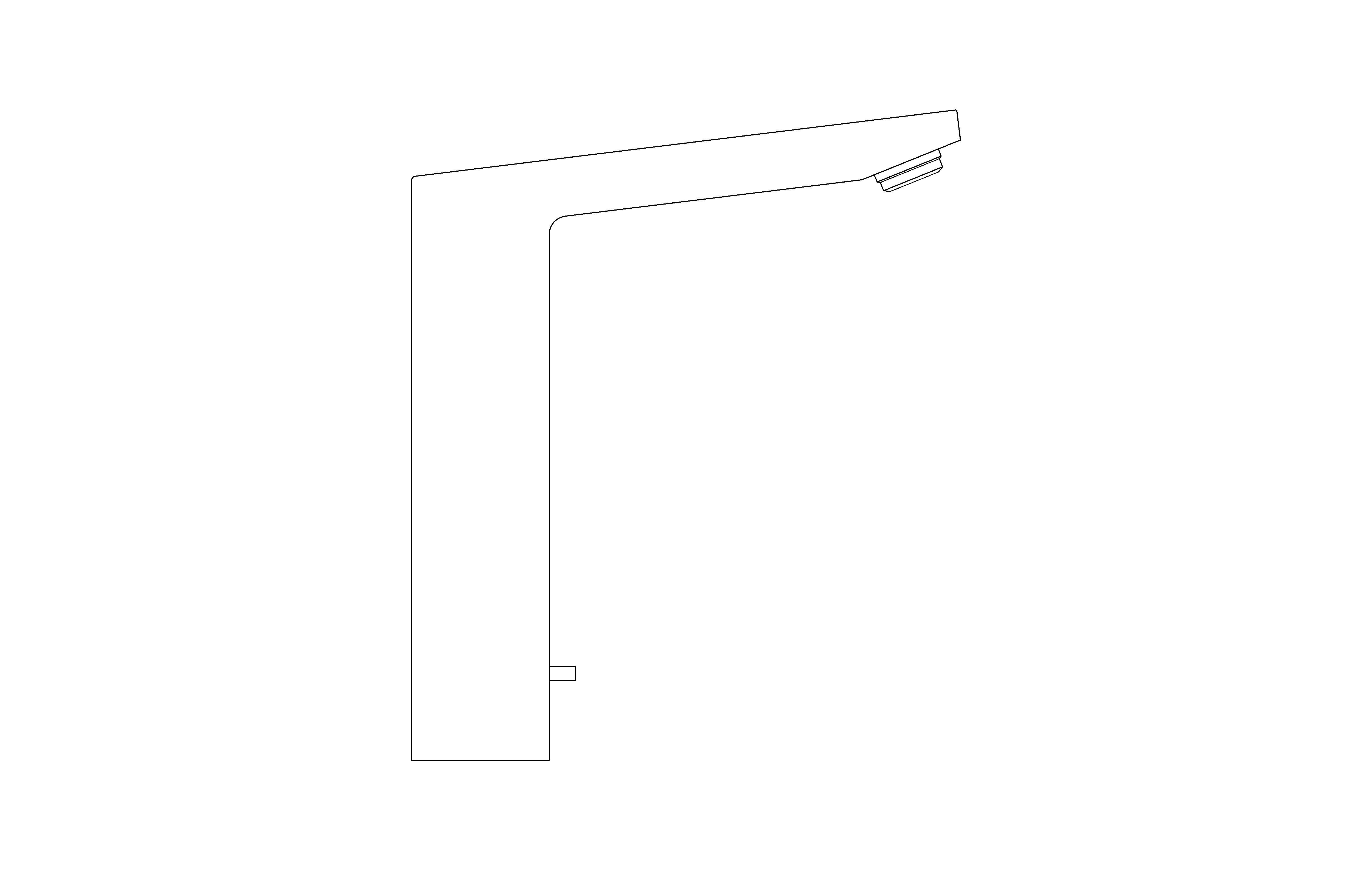 Product: EUROCUBE E Infra-Red Electronic Basin Mixer (36441AL0)