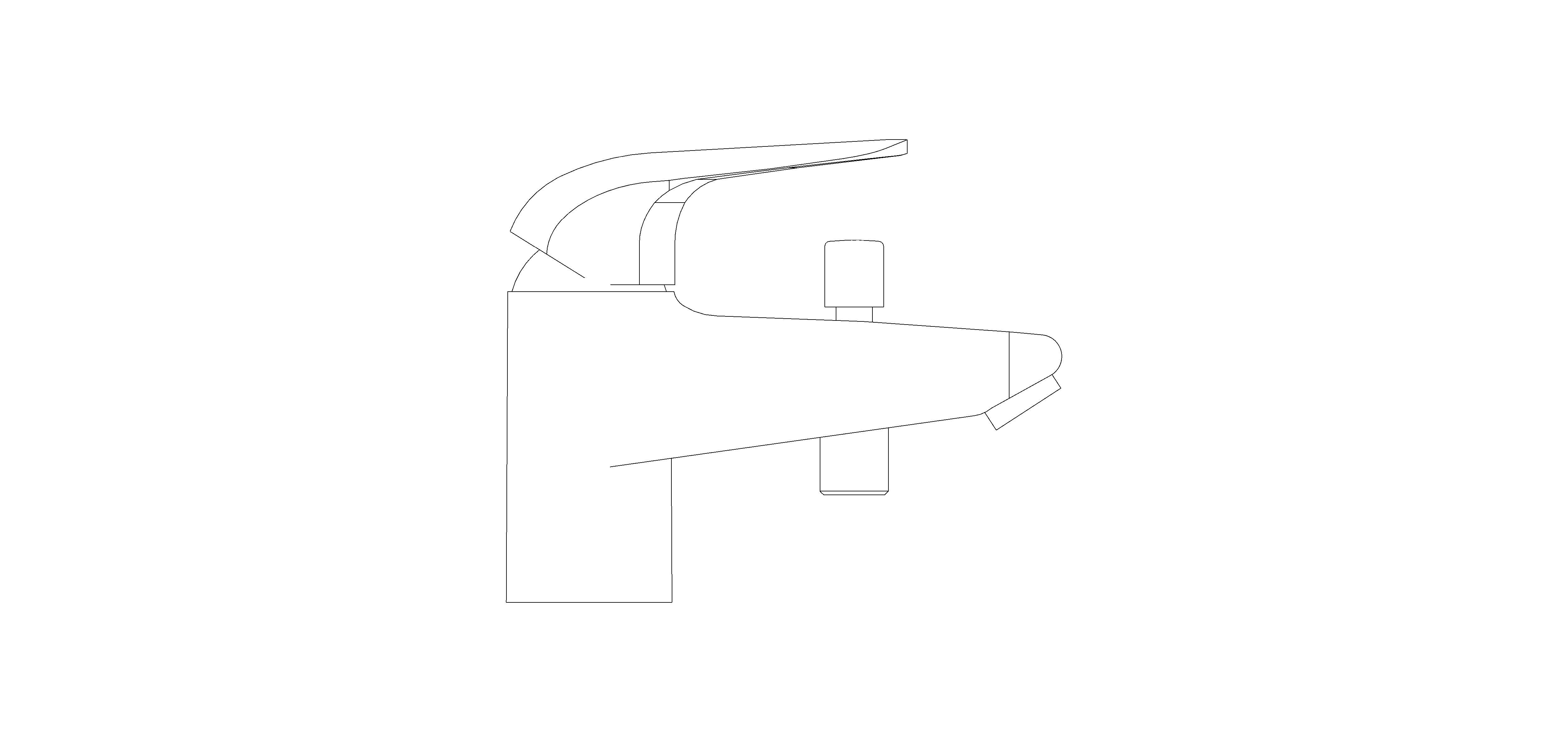 Product: EURO ECO Bath Mixer (24281001)