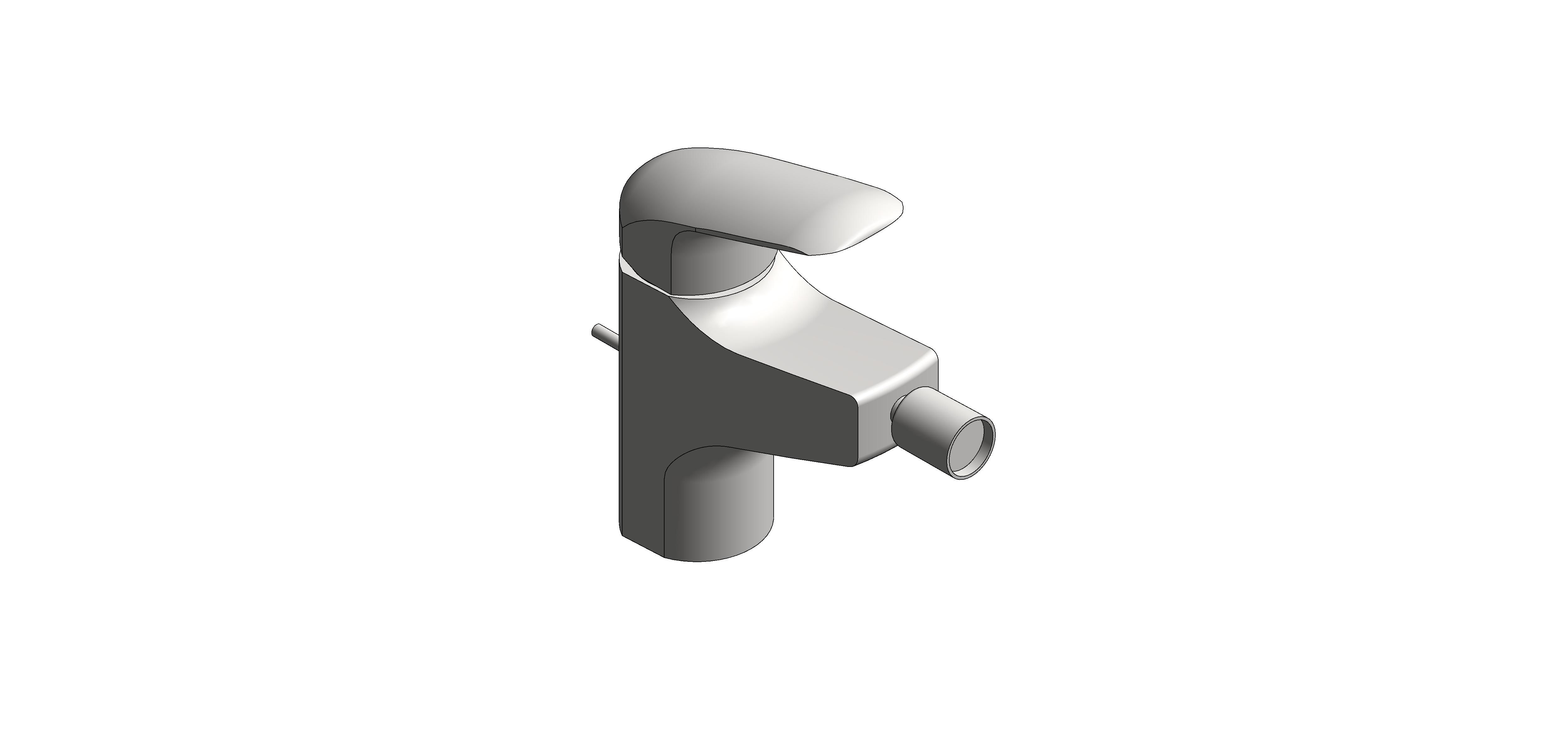 Product: EURO ECO Single Lever Bidet Mixer (23263001)